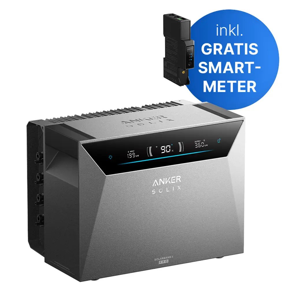 Anker SOLIX Solarbank 4 E5000 Pro - Balkonkraftwerkspeicher Anker SOLIX Solarbank 4 E5000 Pro - Balkonkraftwerkspeicher