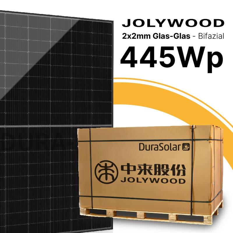 36x Jolywood JW-HD108N-445W-FB - PV Modul 