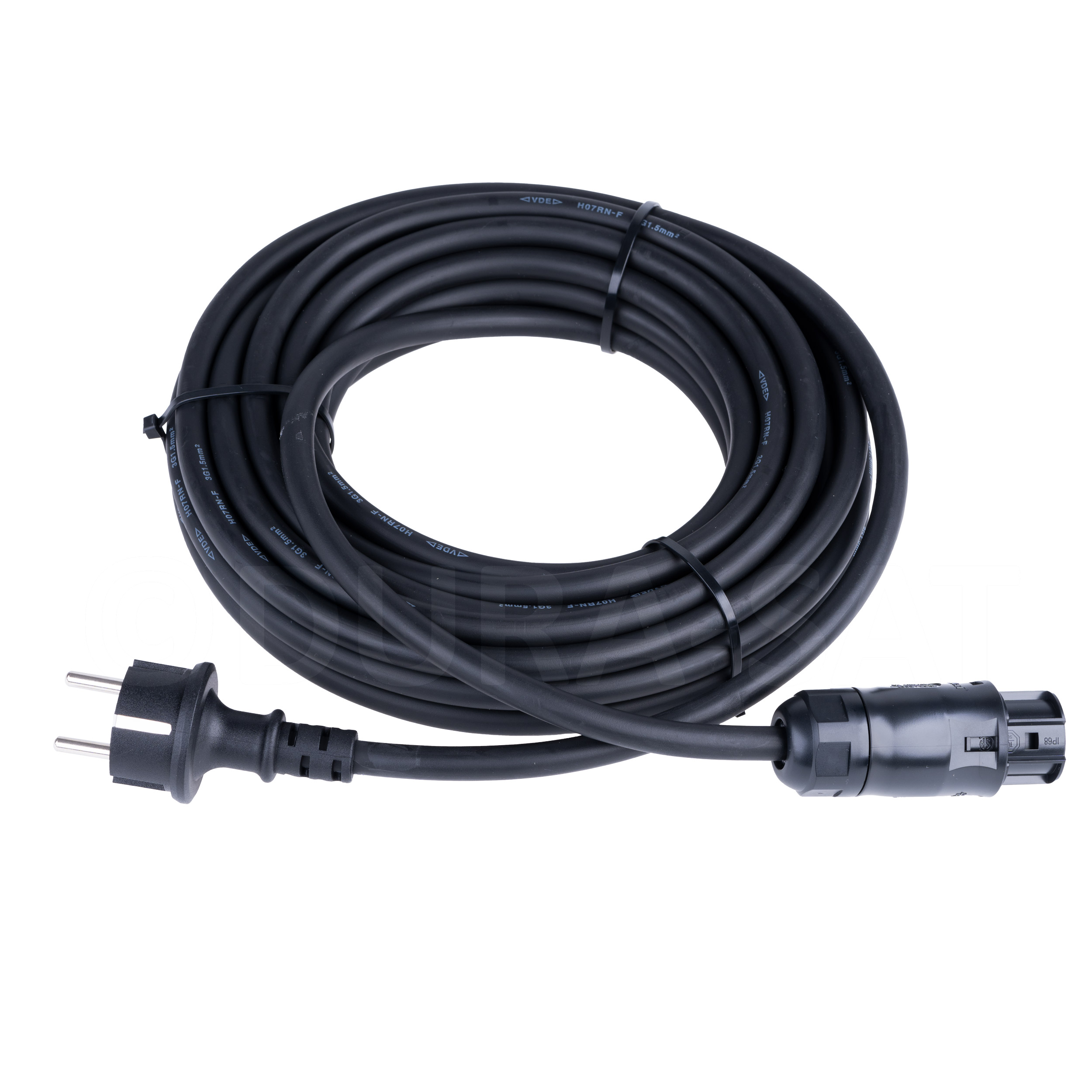 Anschlusskabel - Betteri auf Schutzkontakt 10m - Elektro-Kabel Anschlusskabel - Betteri auf Schutzkontakt 10m - Elektro-Kabel