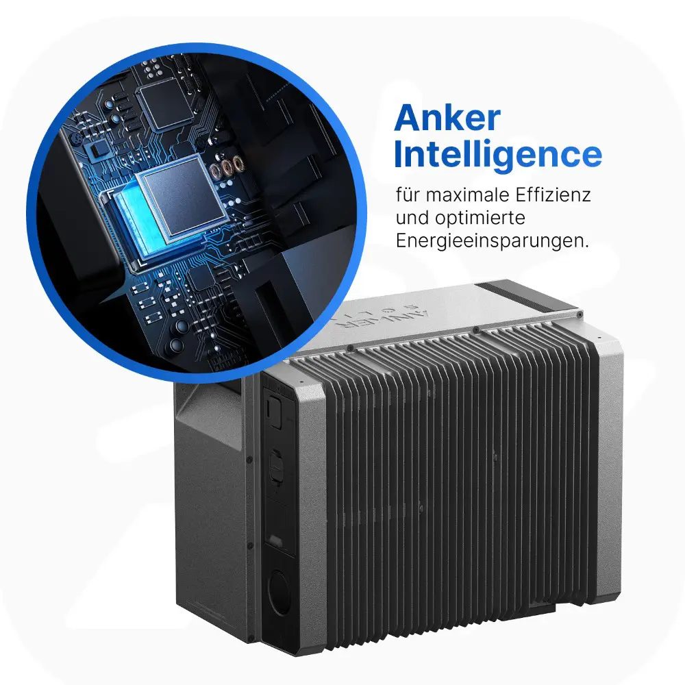4000Wp Mini-PV-Anlage mit Anker SOLIX Solarbank 4 E5000 Pro - 5kWh - 8x500Wp 4000Wp Mini-PV-Anlage mit Anker SOLIX Solarbank 4 E5000 Pro - 5kWh - 8x500Wp