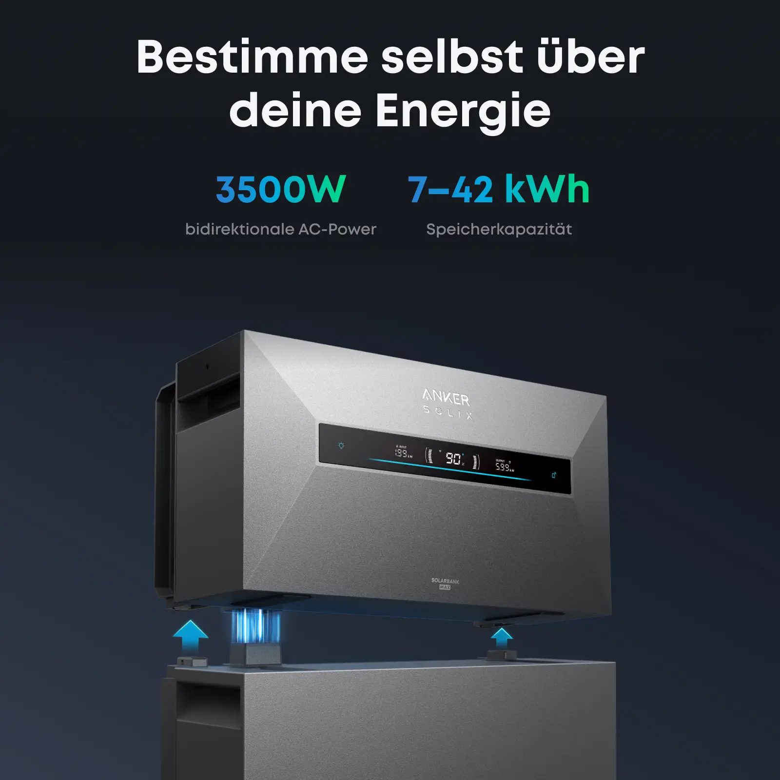 Anker SOLIX Solarbank Max AC - 7kWh - All-in-One - Plug&Play Heimspeicher für Solarnachrüstung