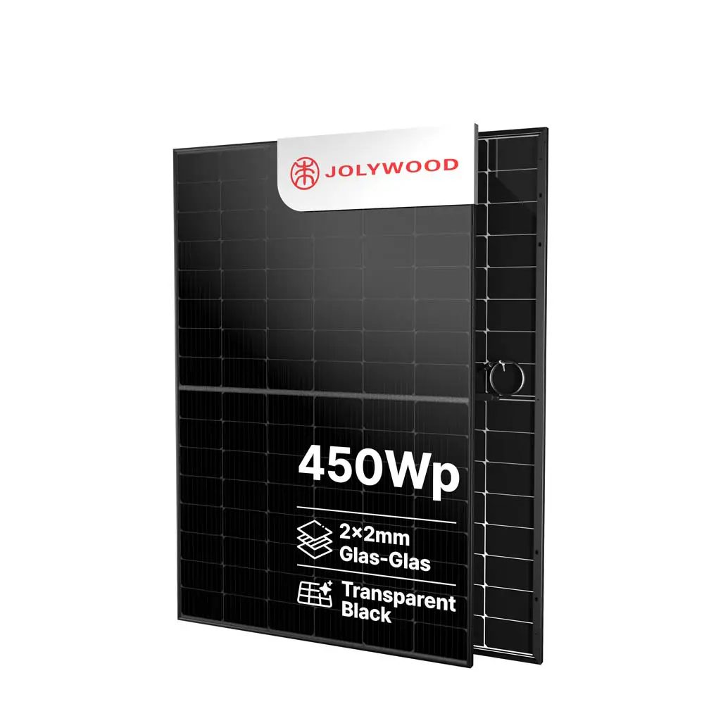 Jolywood 450W Bifazial 2x2mm Glas-Glas Modul JW-HD96N R2 - PV Solar Panel 