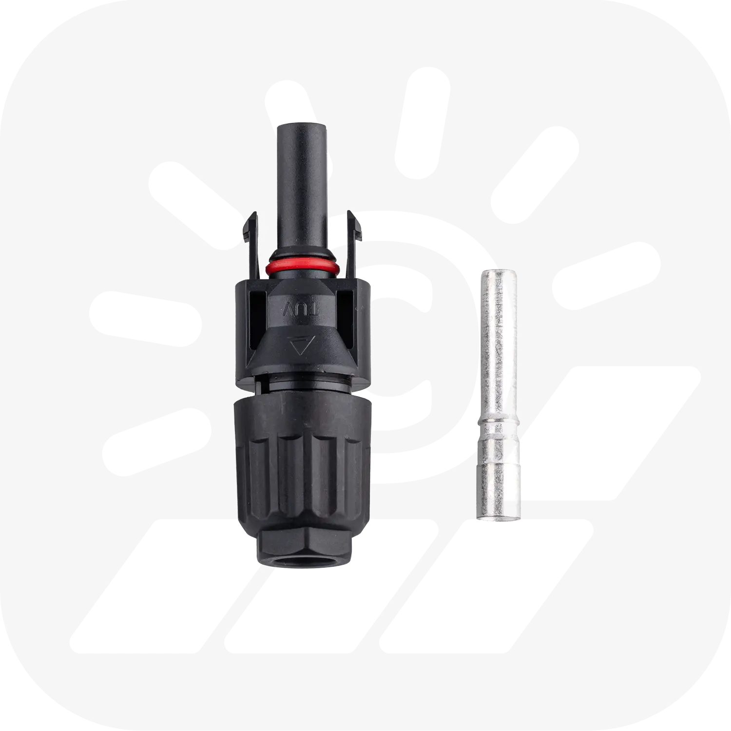 MC4 kompatible Stecker für 4-6mm² Solarkabel - PV-Stecker