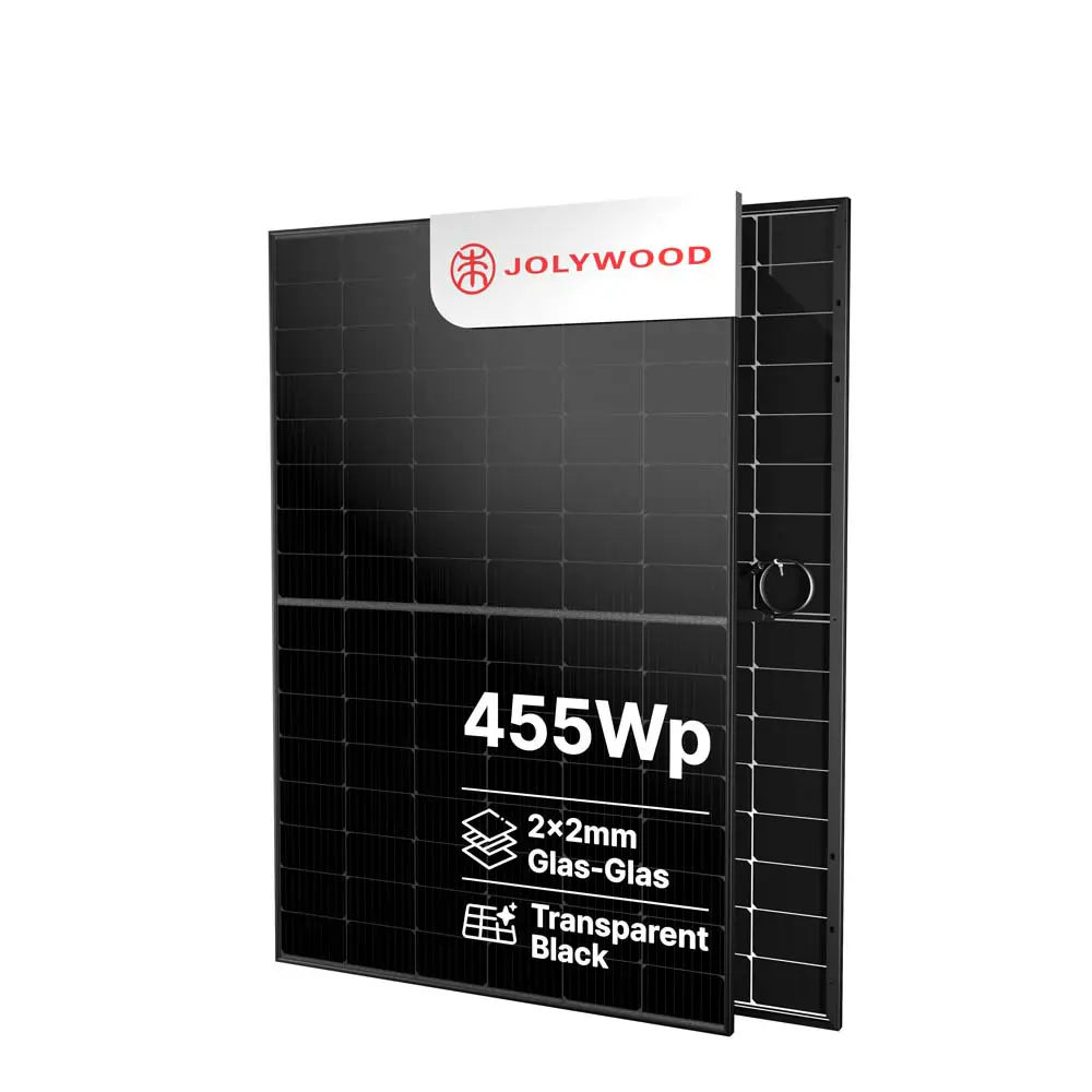 Jolywood 455W Bifazial 2x2mm Glas-Glas Modul JW-HD96N 455W - PV Solar Panel Menge: 1 Stück