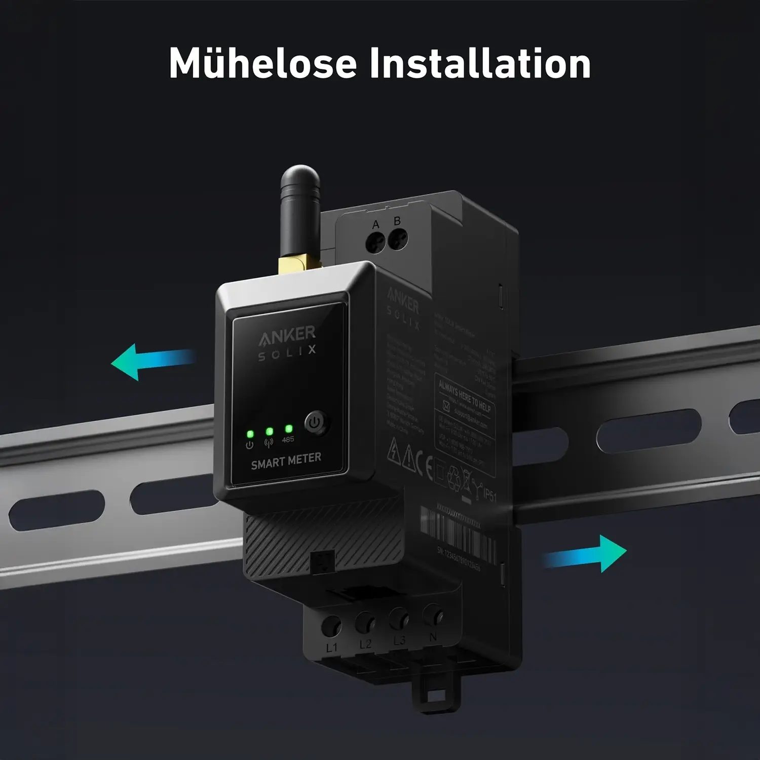 Anker SOLIX Solarbank 3 ink. SmartMeter & Erweiterungsspeicher - E2700 Pro - Balkonkraftwerkspeicher 