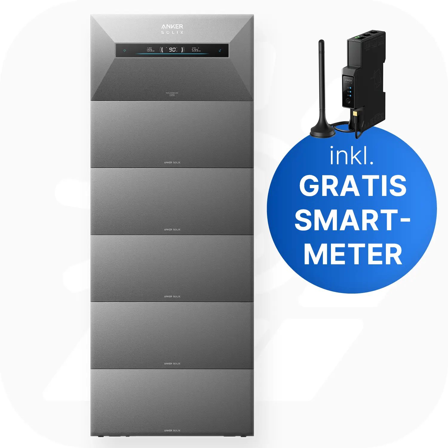 Anker SOLIX Solarbank Max AC - 42kWh - All-in-One - Plug&Play Heimspeicher für Solarnachrüstung