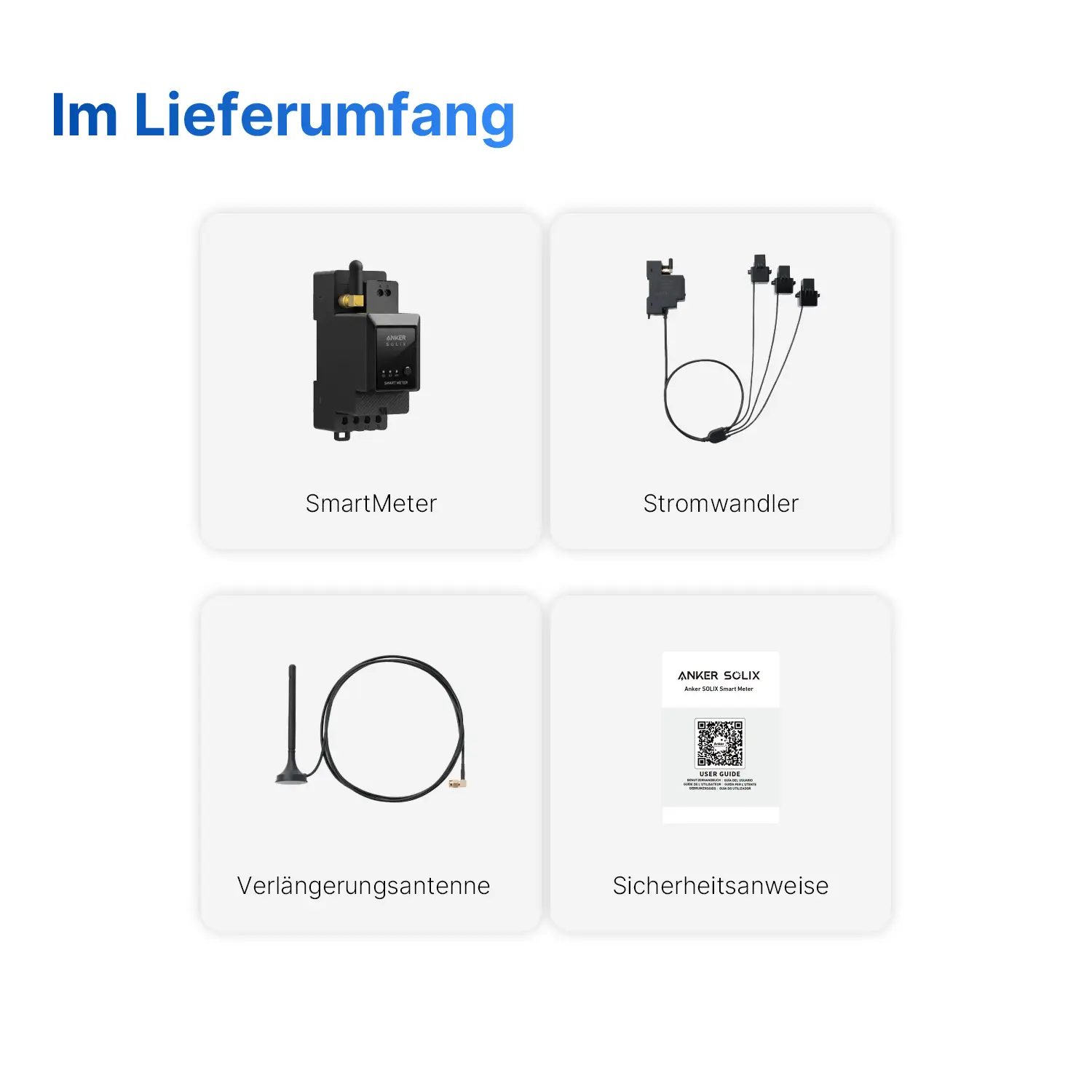 Anker SOLIX Smart Meter - Smarter 3-Phasen Zähler Anker SOLIX Smart Meter - Smarter 3-Phasen Zähler