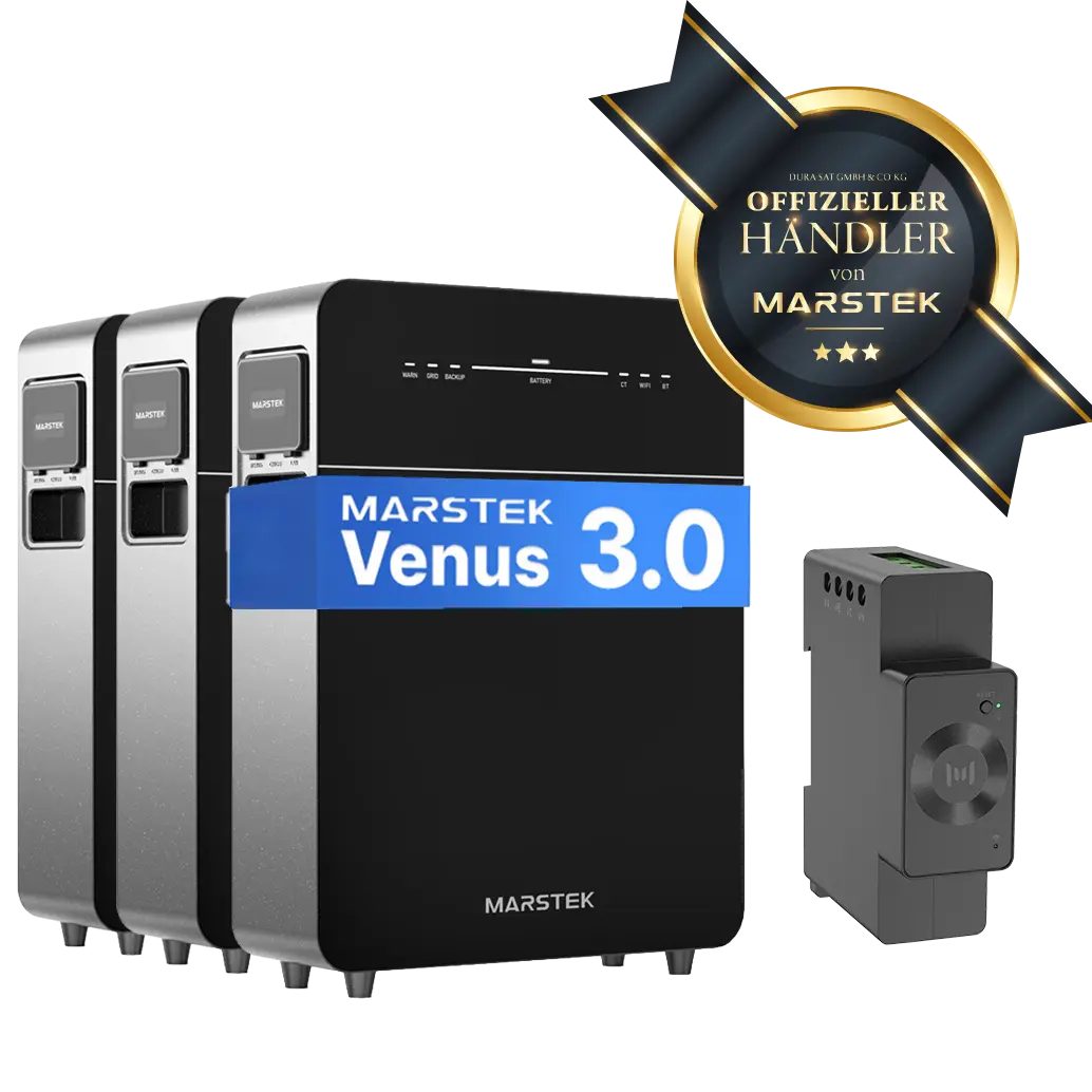 Marstek Venus E 3.0 – 15,36 kWh – mit Marstek CT002 – AC Solarstromspeicher & Plug-in-Batteriesystem für Photovoltaik 