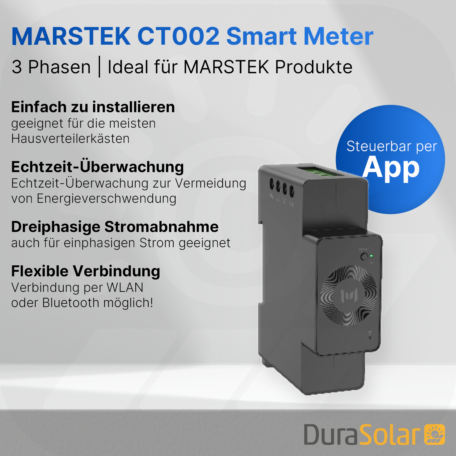 Marstek Venus E 3.0 – 15,36 kWh – mit Marstek CT002 – AC Solarstromspeicher & Plug-in-Batteriesystem für Photovoltaik 