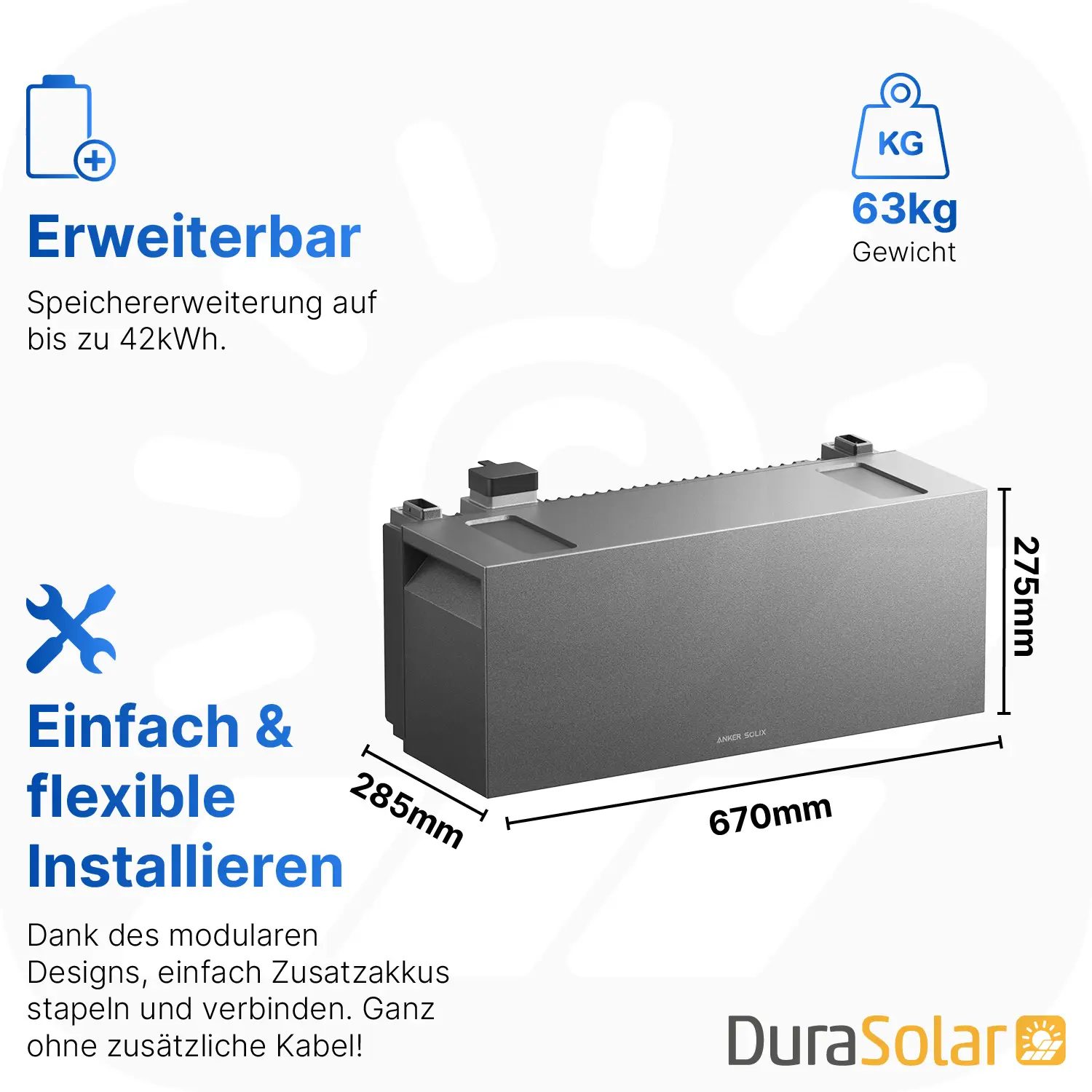 Anker SOLIX Solarbank Max AC - 7kWh - All-in-One - Plug&Play Heimspeicher für Solarnachrüstung