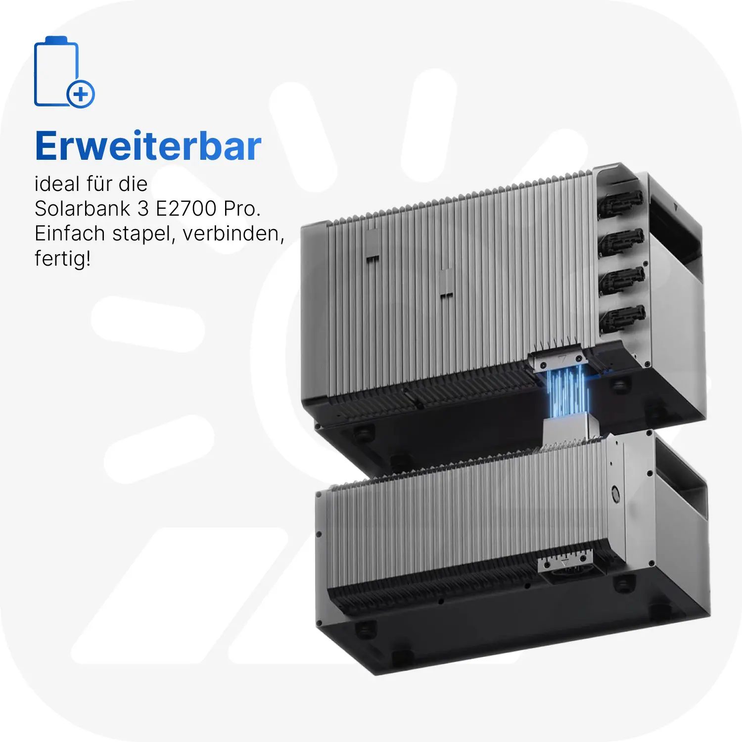 Anker SOLIX Solarbank - BP2700 - Erweiterungsakku - PV-Speicher Anker SOLIX Solarbank - BP2700 - Erweiterungsakku - PV-Speicher