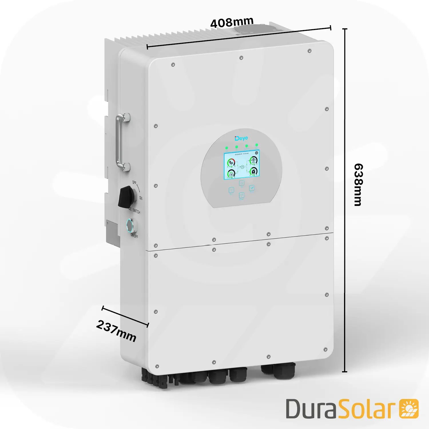 Deye SUN-15K-SG01HP3-EU-AM2 - Dreiphasig - 2/2+1 MPPT - Hybrid-Wechselrichter - Hochspannungsserie Deye SUN-15K-SG01HP3-EU-AM2 - Dreiphasig - 2/2+1 MPPT - Hybrid-Wechselrichter - Hochspannungsserie
