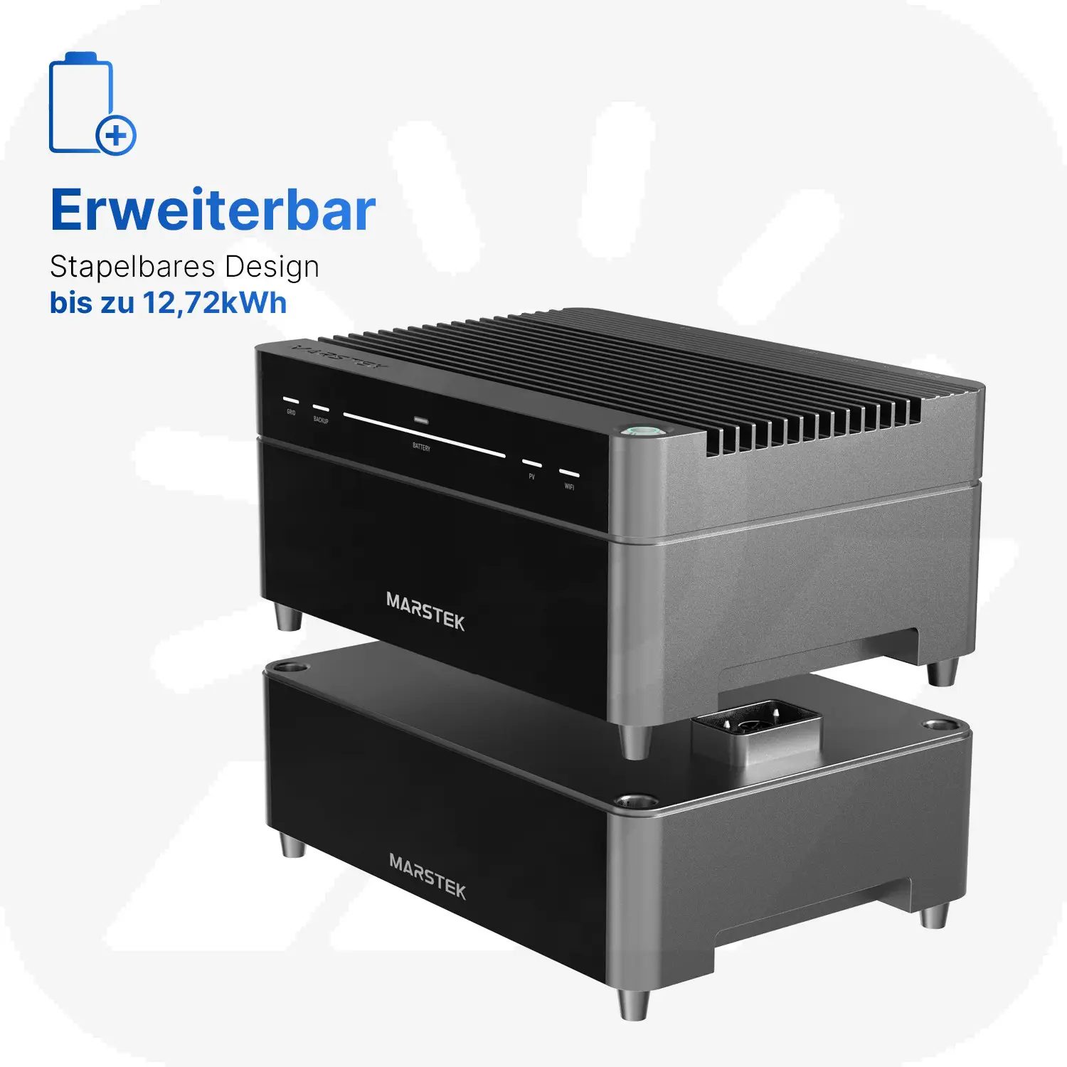 Marstek Venus A - Basismodul | Intelligentes All-in-One-Energiesystem  | bis max. 12,72 kWh erweiterbar | LiFePO4, über 6000 Zyklen, Plug & Play 