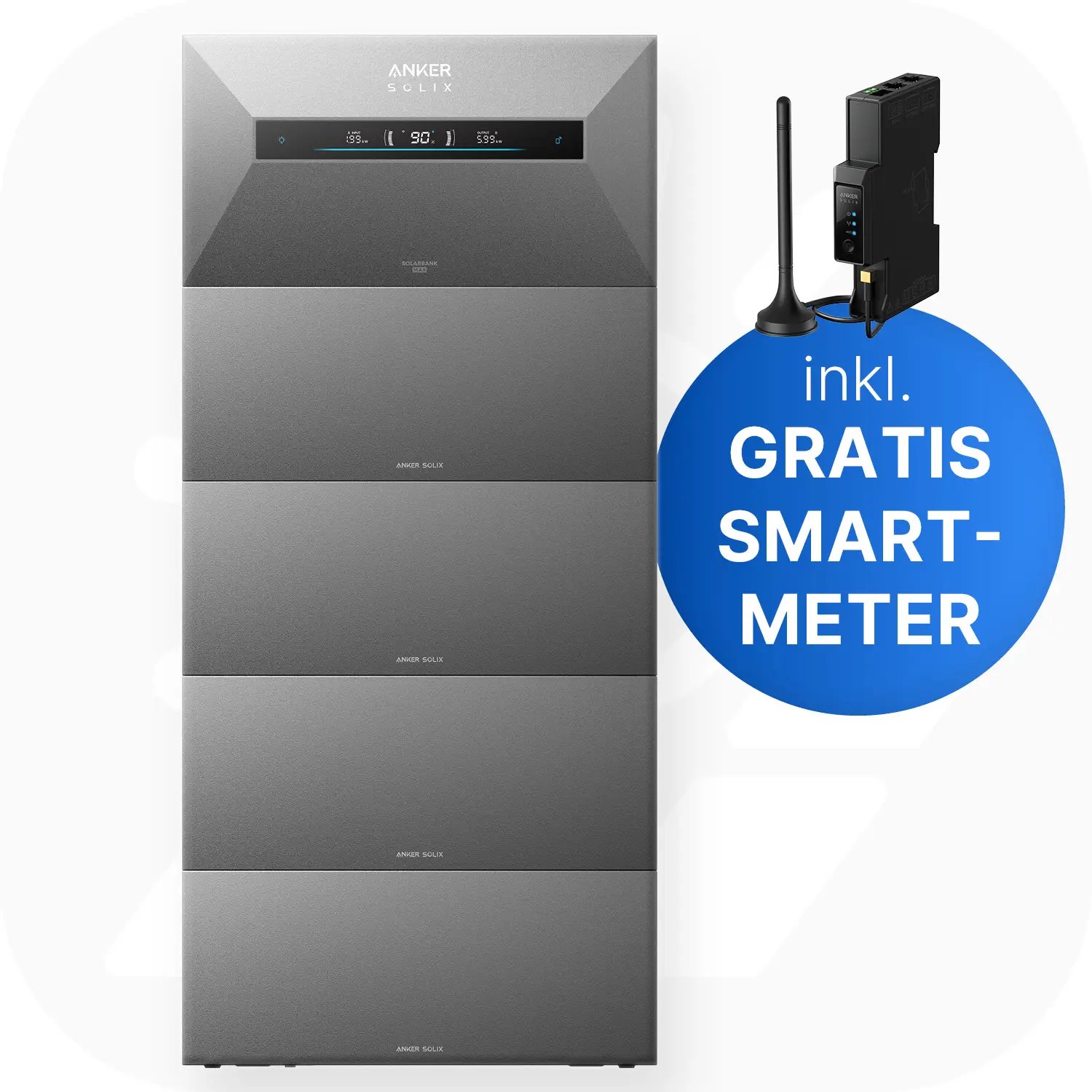 Anker SOLIX Solarbank Max AC - 35kWh - All-in-One - Plug&Play Heimspeicher für Solarnachrüstung Anker SOLIX Solarbank Max AC - 35kWh - All-in-One - Plug&Play Heimspeicher für Solarnachrüstung