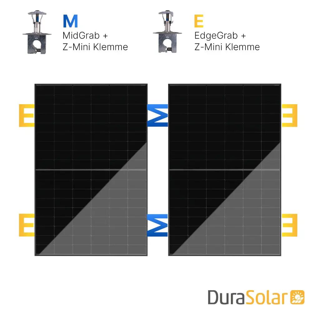 PV-Modulhalterung für Rundfalz - Blechdächer PV-Modulhalterung für Rundfalz - Blechdächer