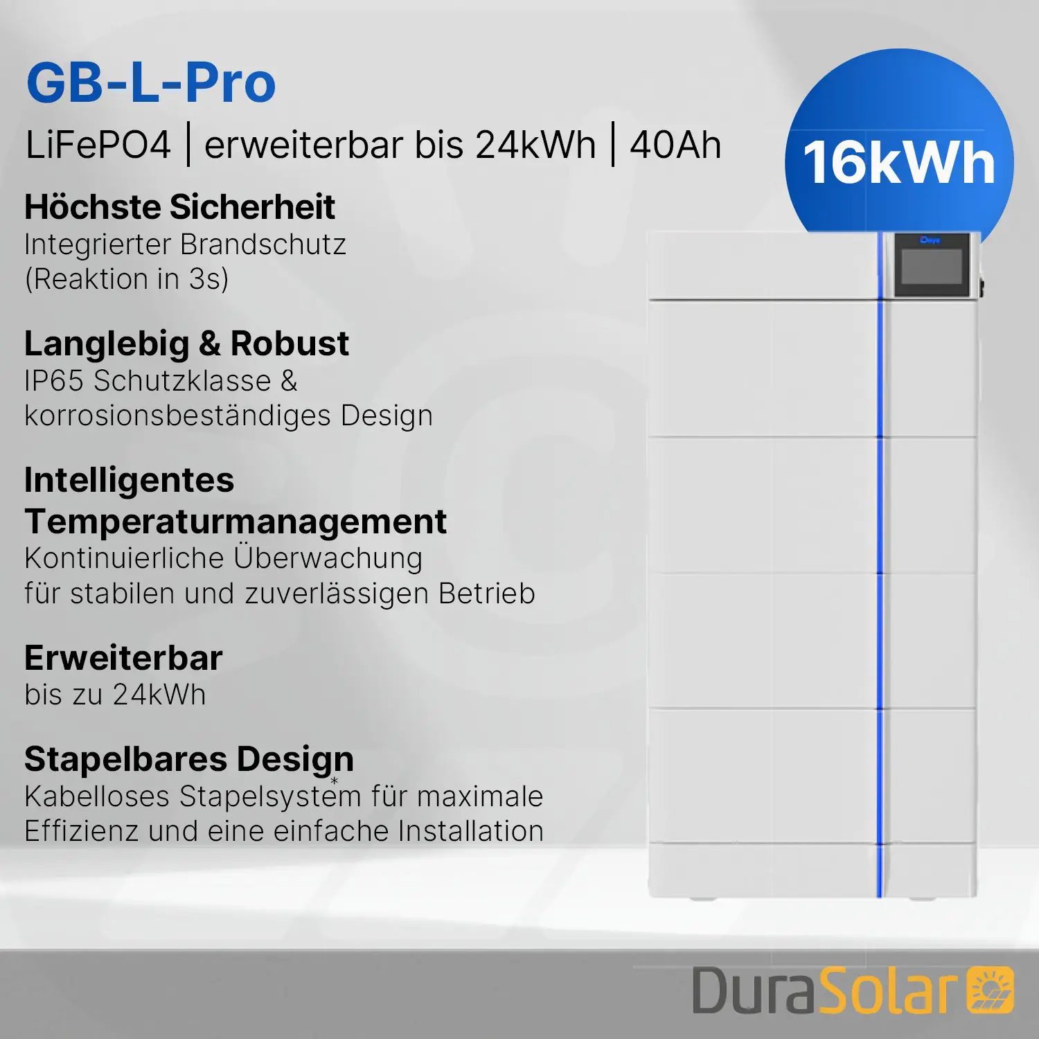 Deye GB-L Pro Battery System SET 