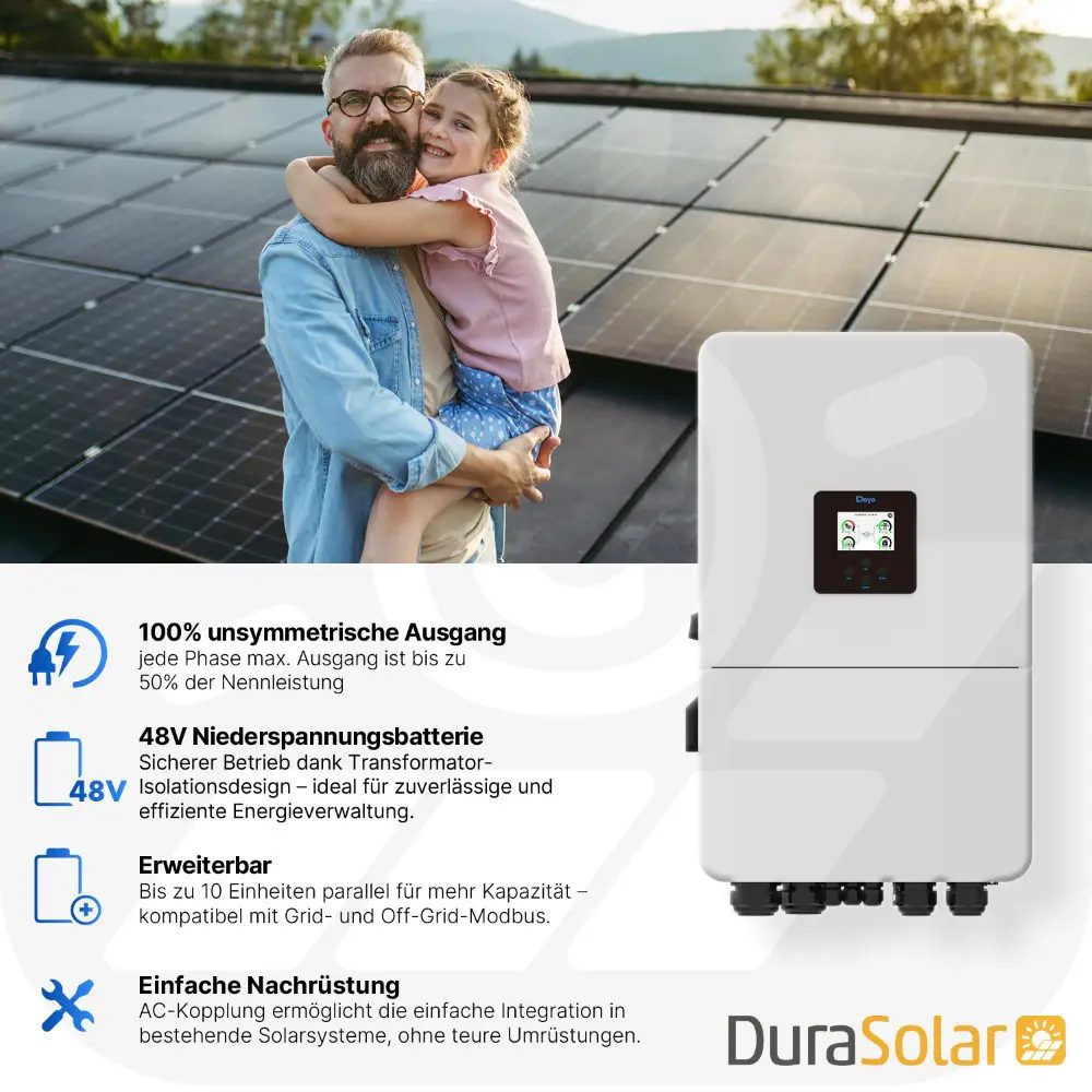 Deye SUN-15K-SG05LP3-EU-SM2 |dreiphasig | Hybrid Wechselrichter | LV 