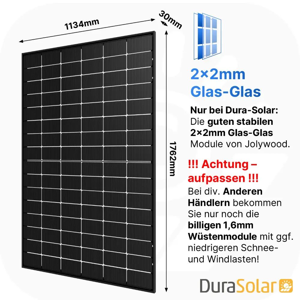 Jolywood 460W Full Black PV-Modul – (Bifazial | Glas-Glas) – JW-HD96N-R2 – Palettenpreis (37 Stk.) – Solar Panel Jolywood 460W Full Black PV-Modul – (Bifazial | Glas-Glas) – JW-HD96N-R2 – Palettenpreis (37 Stk.) – Solar Panel