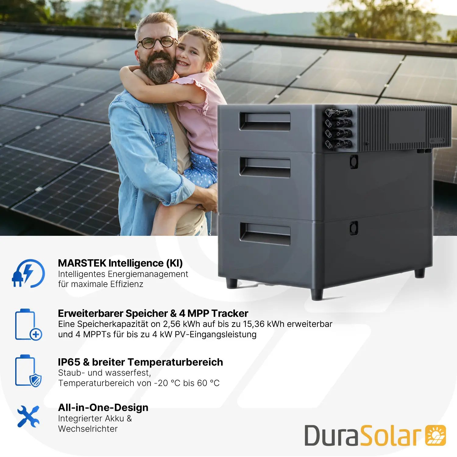 Marstek Venus D - bis zu 12,8kWh Speicher für Balkonkraftwerke 