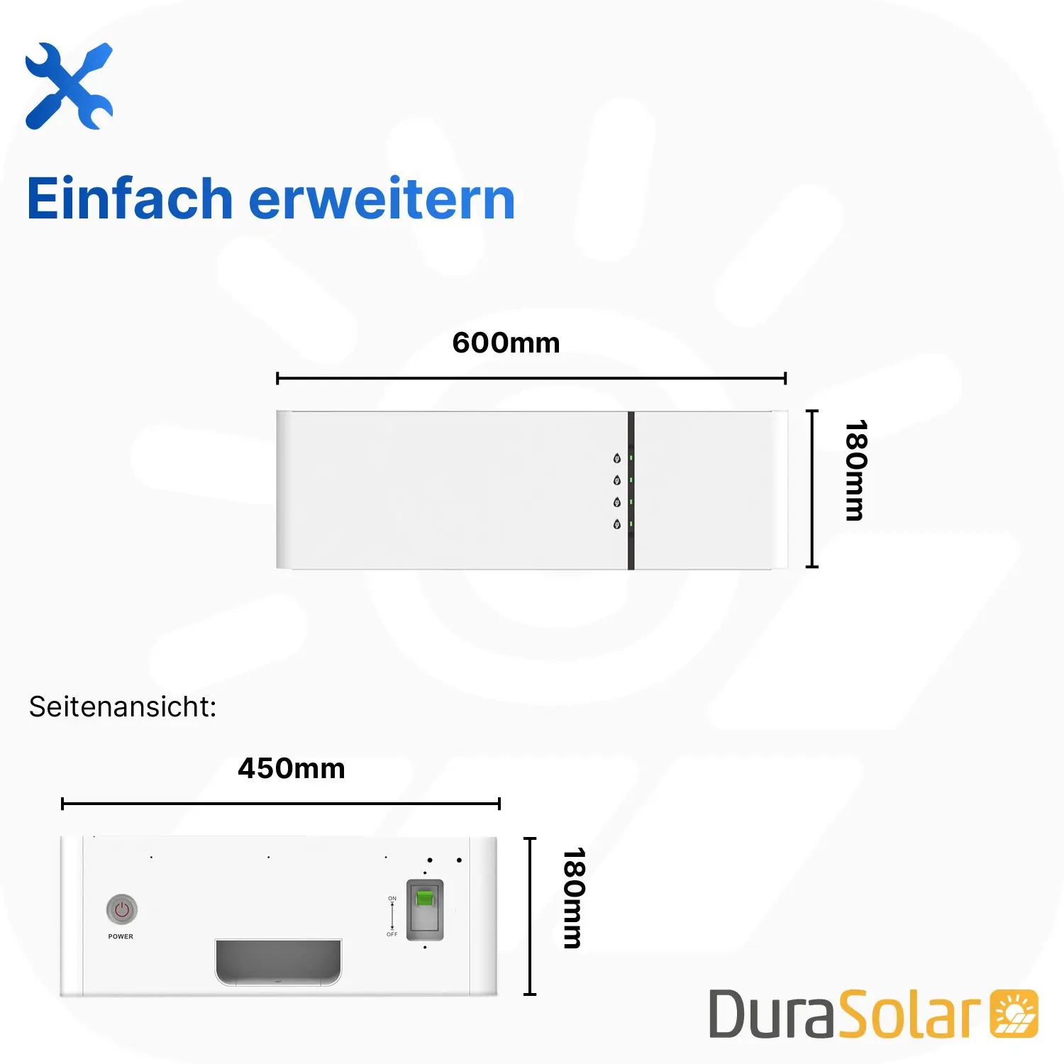Felicity 5,12kWh PV-Speicher - LUX-X-48100LMG01 - Erweiterung - 48/51,2V LiFePO4 Batterie für Solaranlagen Felicity 5,12kWh PV-Speicher - LUX-X-48100LMG01 - Erweiterung - 48/51,2V LiFePO4 Batterie für Solaranlagen