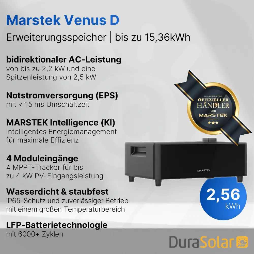 Marstek Venus D - Erweiterungsspeicher