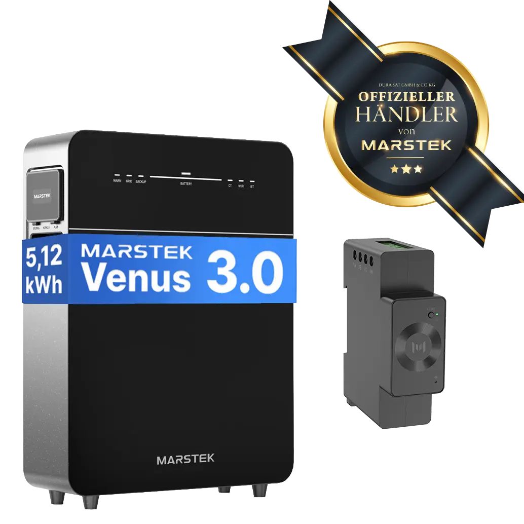 Marstek Venus E 3.0 – 5,12 kWh – mit Marstek CT002 – AC - Solarstromspeicher & Plug-in-Batteriesystem für Photovoltaik 