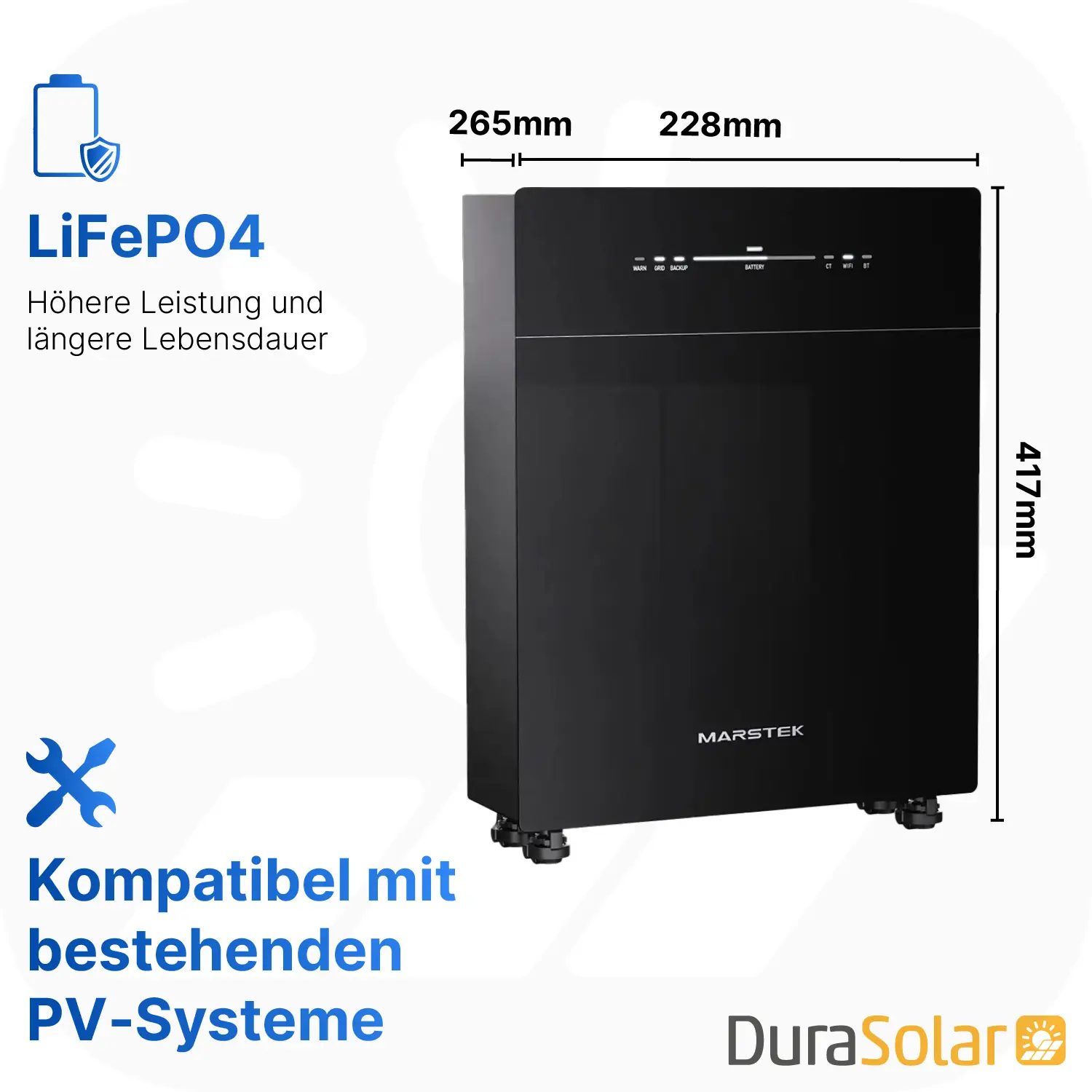 Marstek Venus E – 5120Wh AC-Gekoppelter Speicher für Balkonkraftwerke