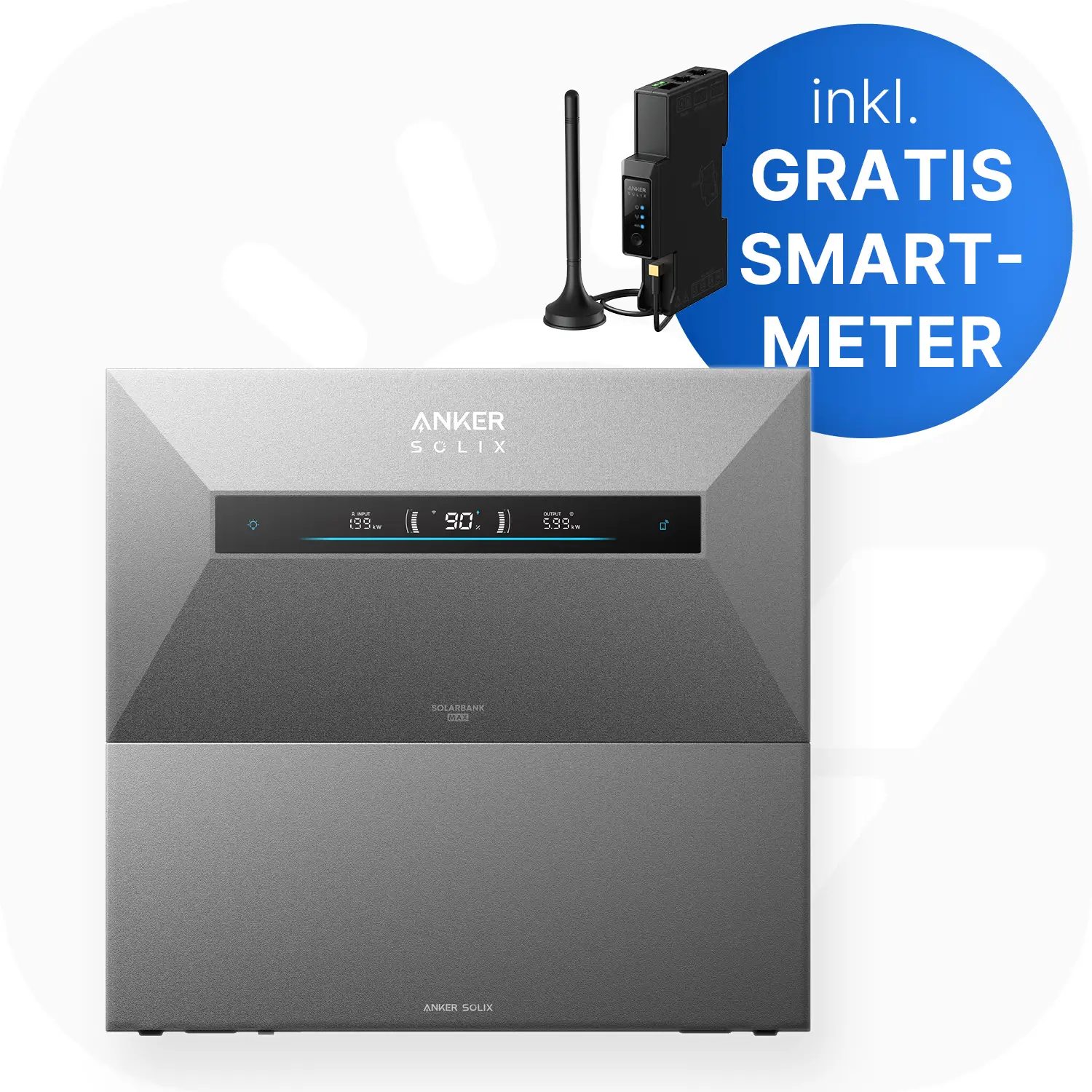 Anker SOLIX Solarbank Max AC - 14kWh - All-in-One - Plug&Play Heimspeicher für Solarnachrüstung