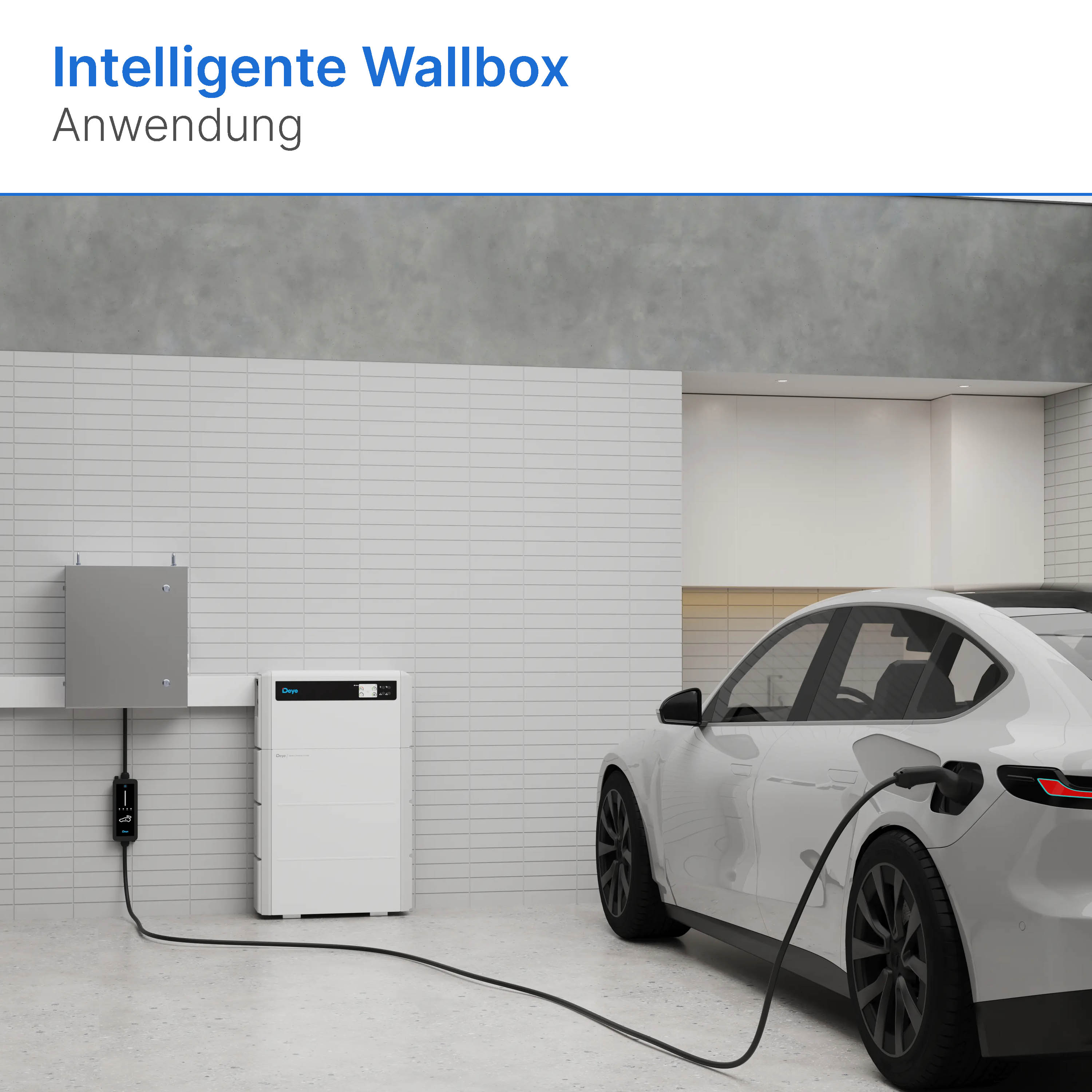Deye 22 kW Smart EV Charger | SUN-EVSE22K01-EU-AC