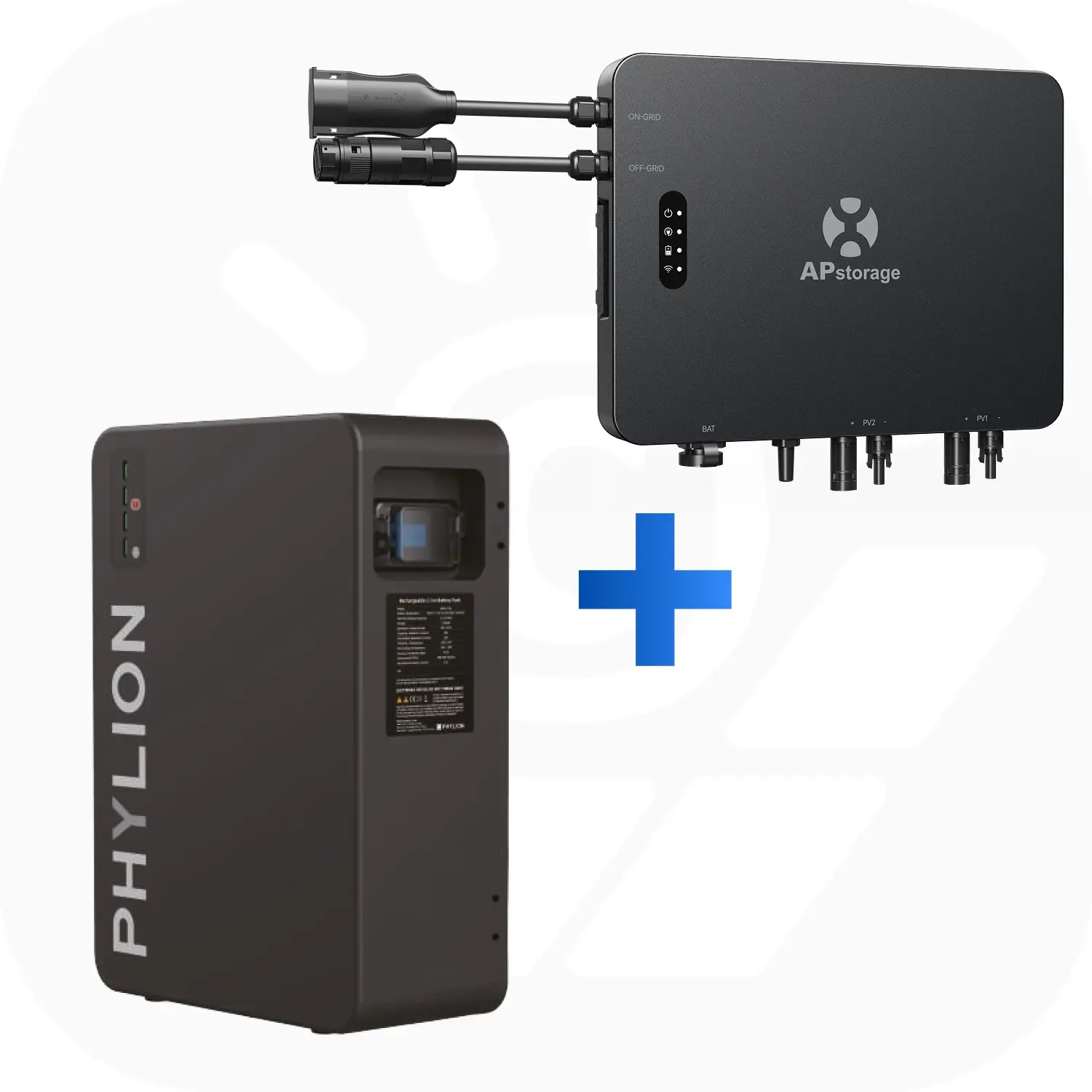 APsystems EZHI 2,76kWh - Speicher-Set | Phylion LiFePO4 Batteriespeicher & Backup-Funktion
