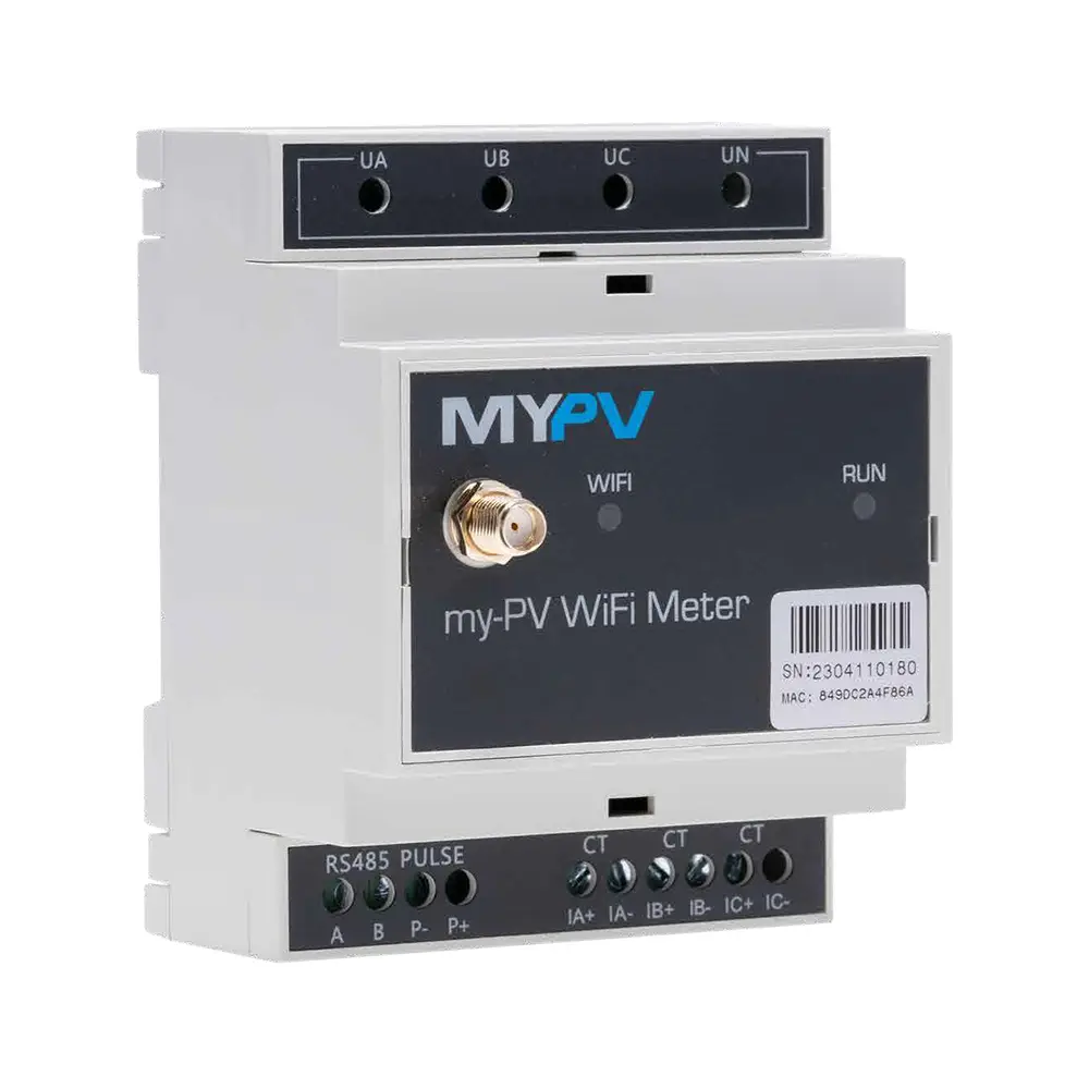 my-PV WiFi Meter – 3-Phasen Stromzähler für maximalen PV-Eigenverbrauch my-PV WiFi Meter – 3-Phasen Stromzähler für maximalen PV-Eigenverbrauch