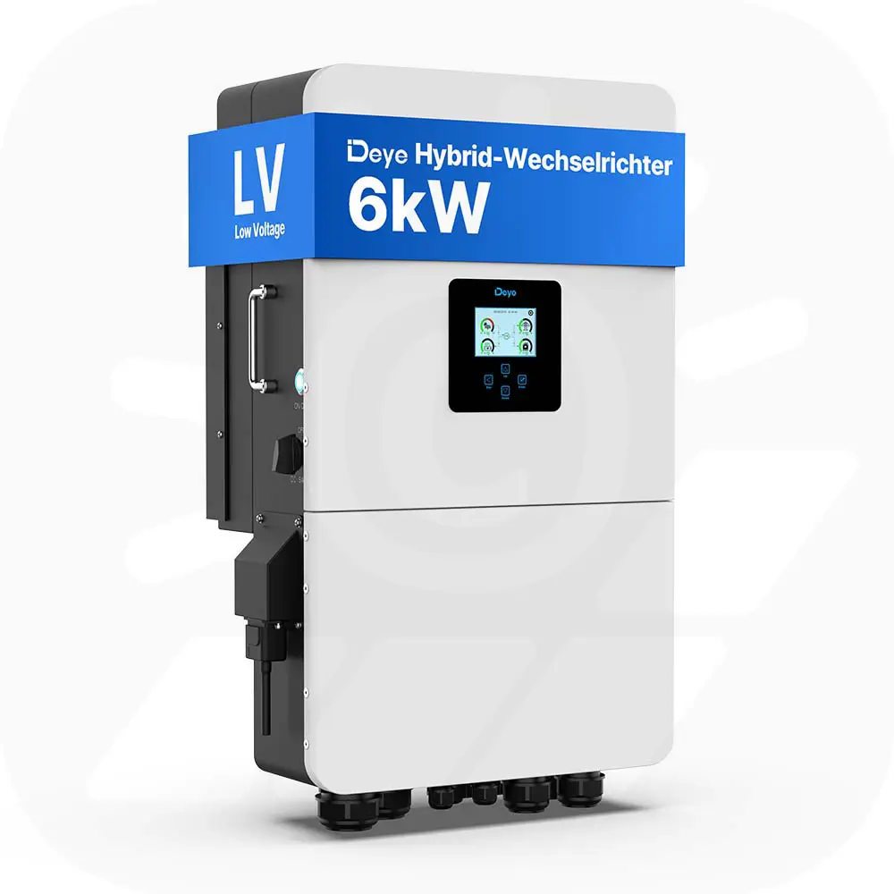 Deye Hybrid Wechselrichter | 6kW | LowVoltage | SUN-6K-SG05LP3-EU-SM2 | dreiphasig Wechselrichter-Leistung: 6kW