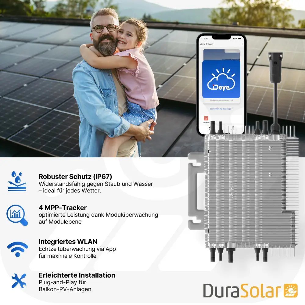 Deye SUN-M160G4-EU-Q0 - PV Mikro-Wechselrichter