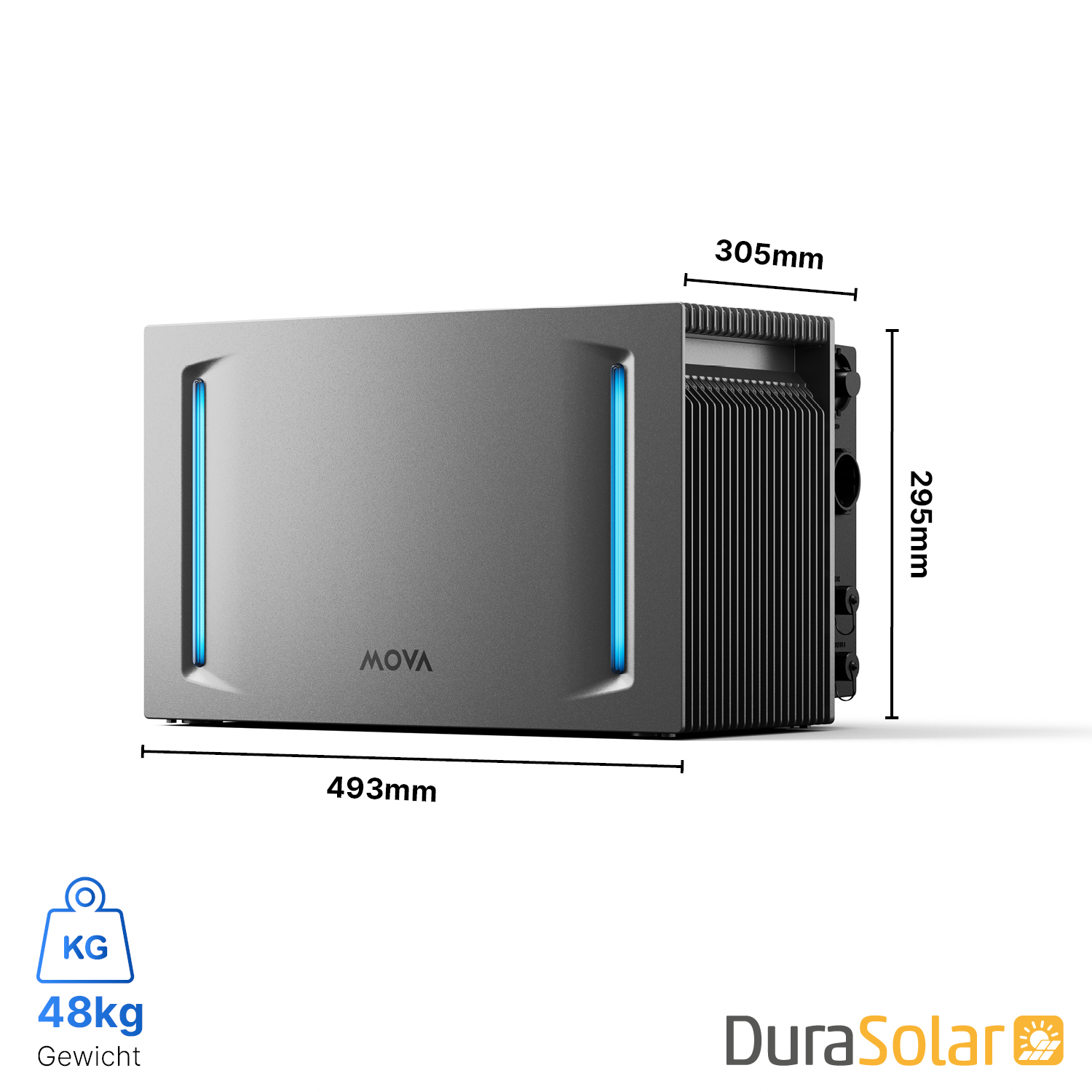 MOVA LumeGret A4000 Solarspeicher, 4 bis 20 kWh, Plug & Play