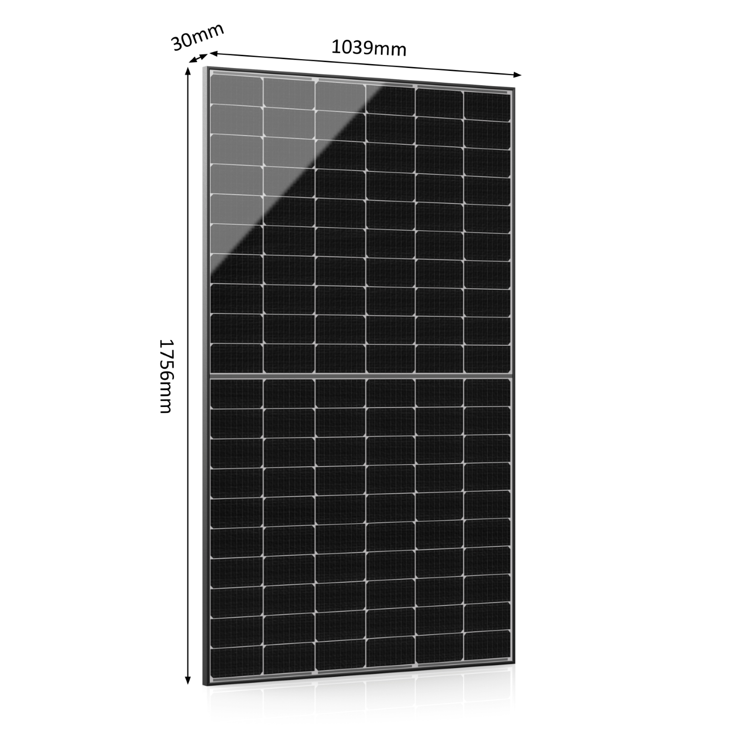 Balkonkraftwerk 800W/770Wp + 3m Schutzkontaktstecker - Mini-PV-Anlage 