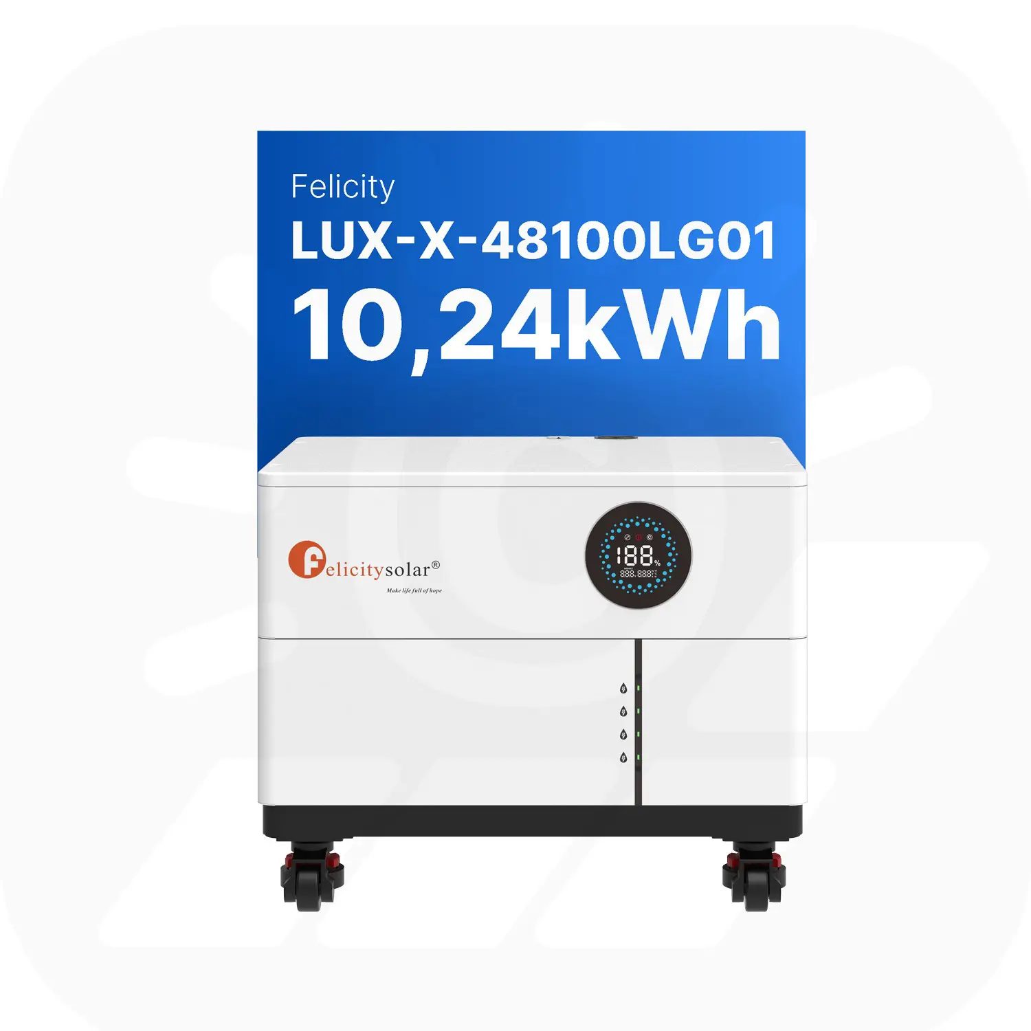 Felicity 10,24kWh PV-Speicher - LUX-X-48100LCG01 - Erweiterbare 48/51,2V LiFePO4 Batterie für Solaranlagen Felicity 10,24kWh PV-Speicher - LUX-X-48100LCG01 - Erweiterbare 48/51,2V LiFePO4 Batterie für Solaranlagen