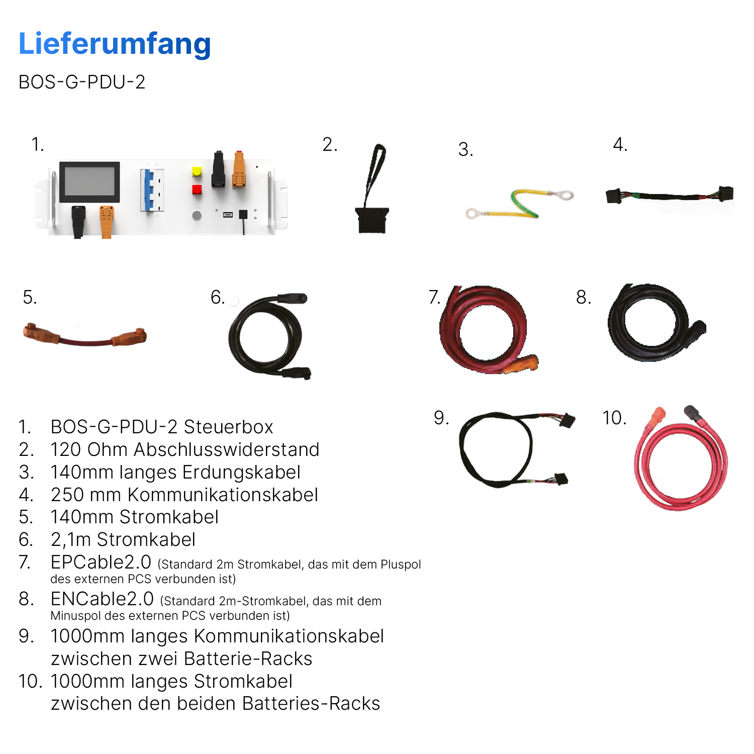 Deye BOS-G-PDU-2 - Hochvolt-Speicher-Steuerboxfür BOS-G Pro Speicher System 