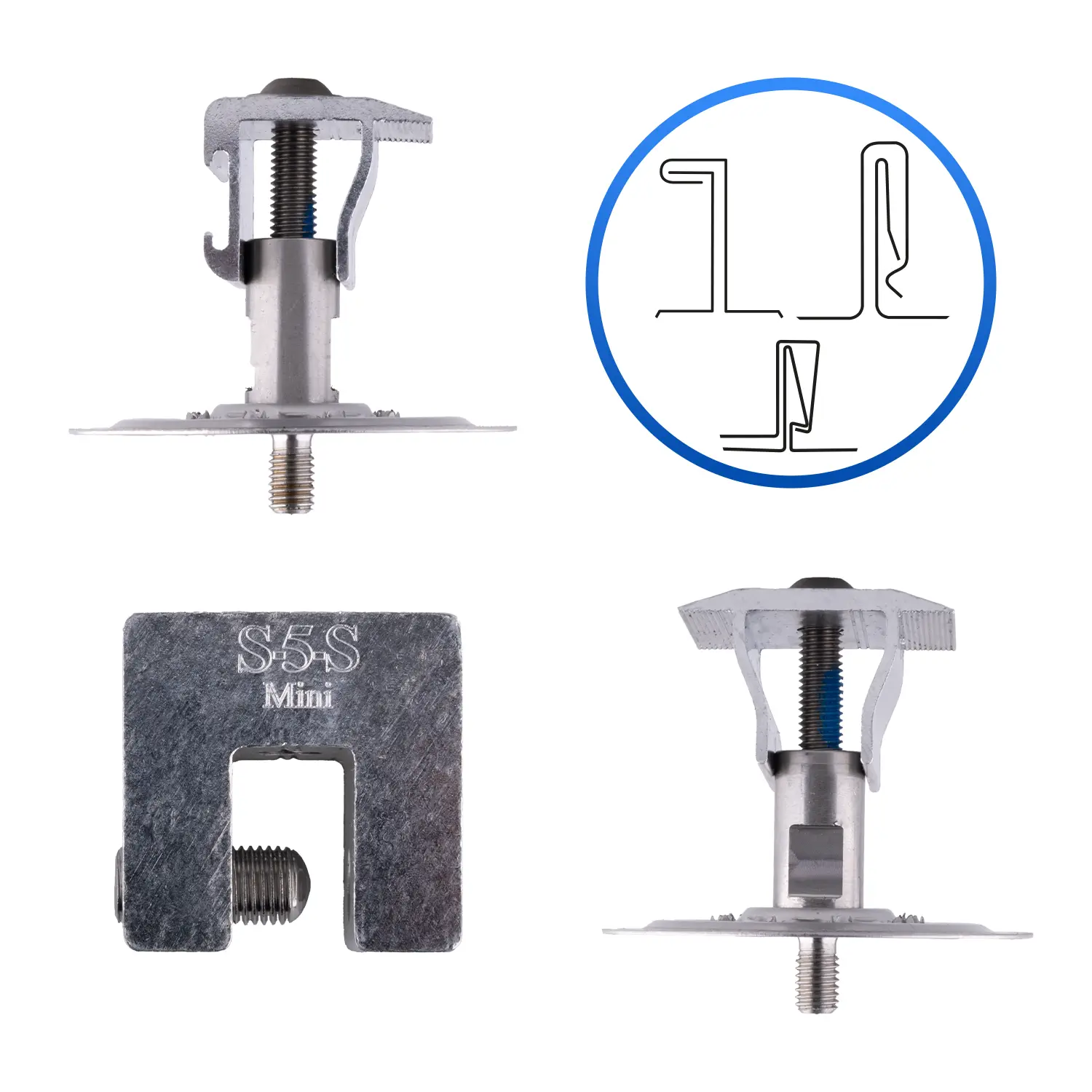 PV-Modulhalterung für Snap- und Winkelfalz - Blechdächer PV-Modulhalterung für Snap- und Winkelfalz - Blechdächer