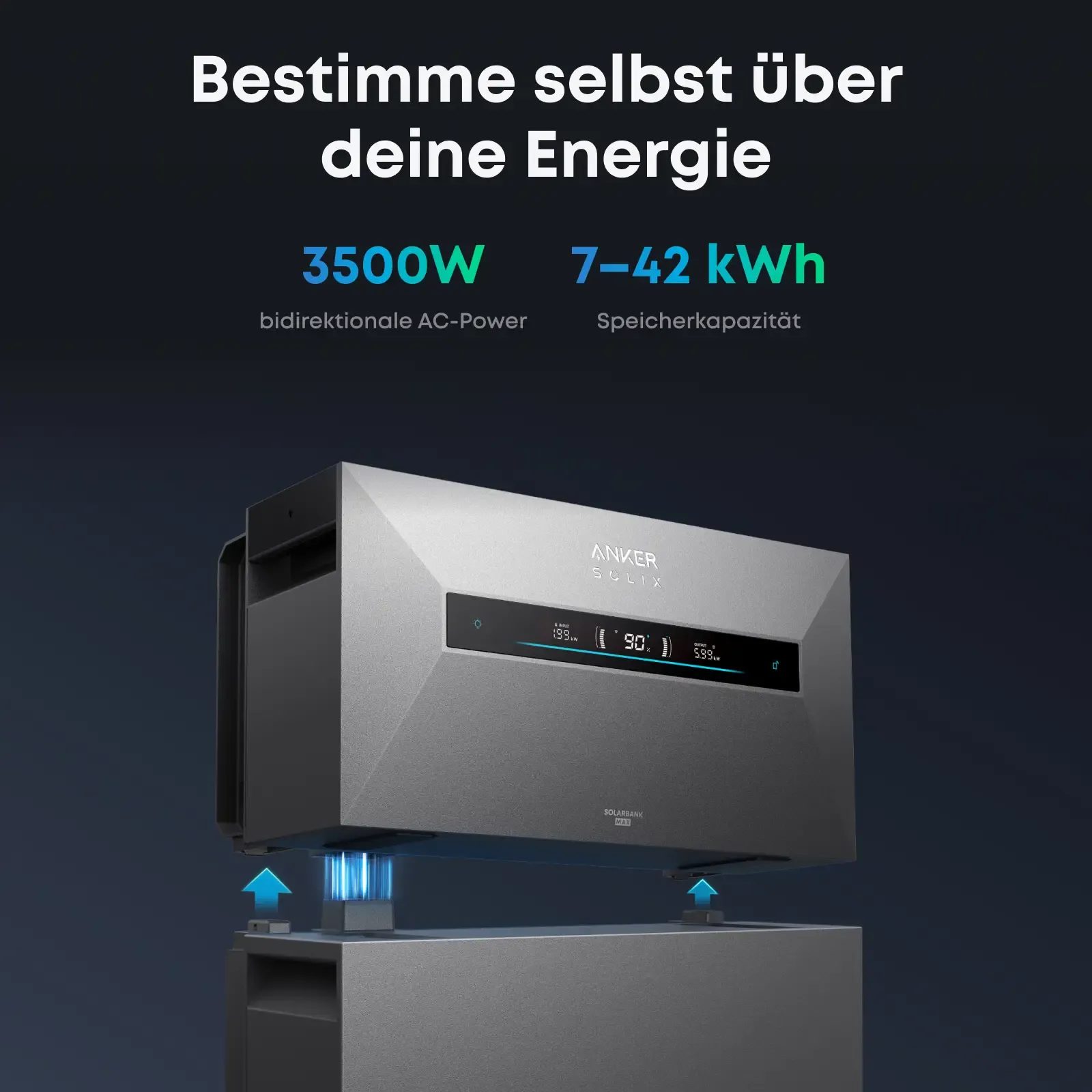 Anker SOLIX Solarbank Max AC - 7kWh - All-in-One - Plug&Play Heimspeicher für Solarnachrüstung