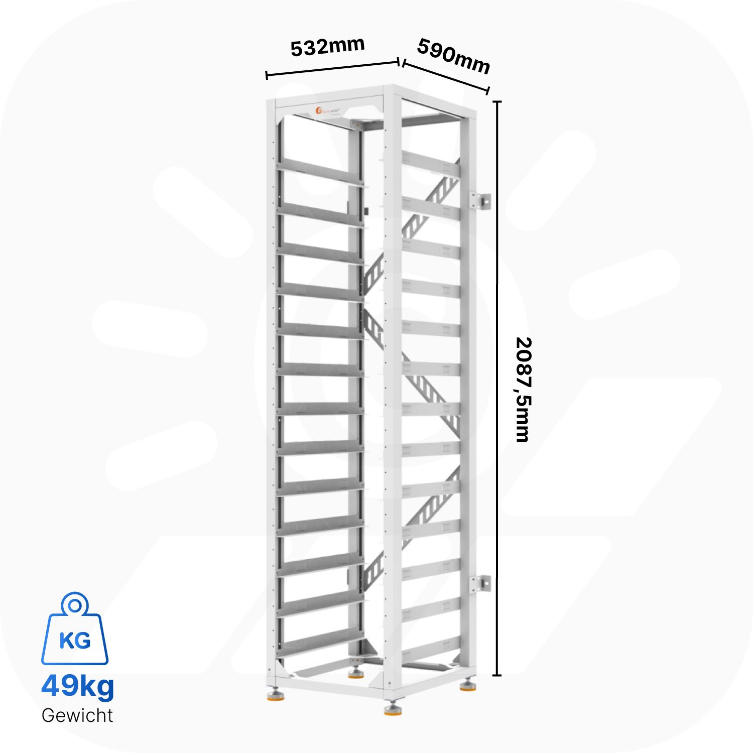 Felicity FLA48100UG1 Set – 30,72 kWh – Niedervolt Speicher inkl. Rack Felicity FLA48100UG1 Set – 30,72 kWh – Niedervolt Speicher inkl. Rack