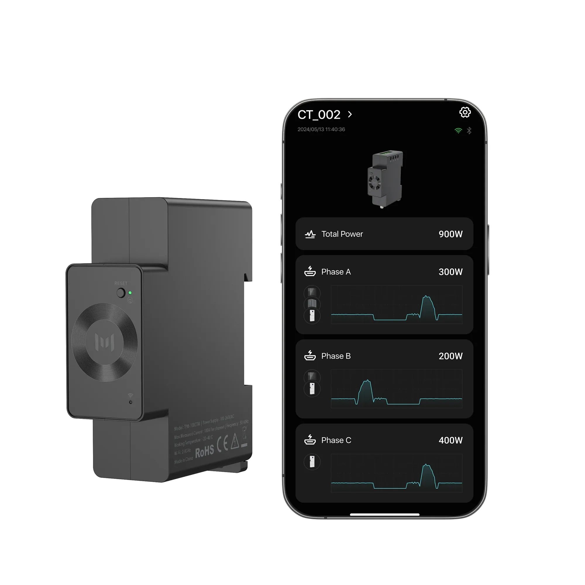 MARSTEK CT002 Smart Meter - Smarter 3-Phasen Zähler