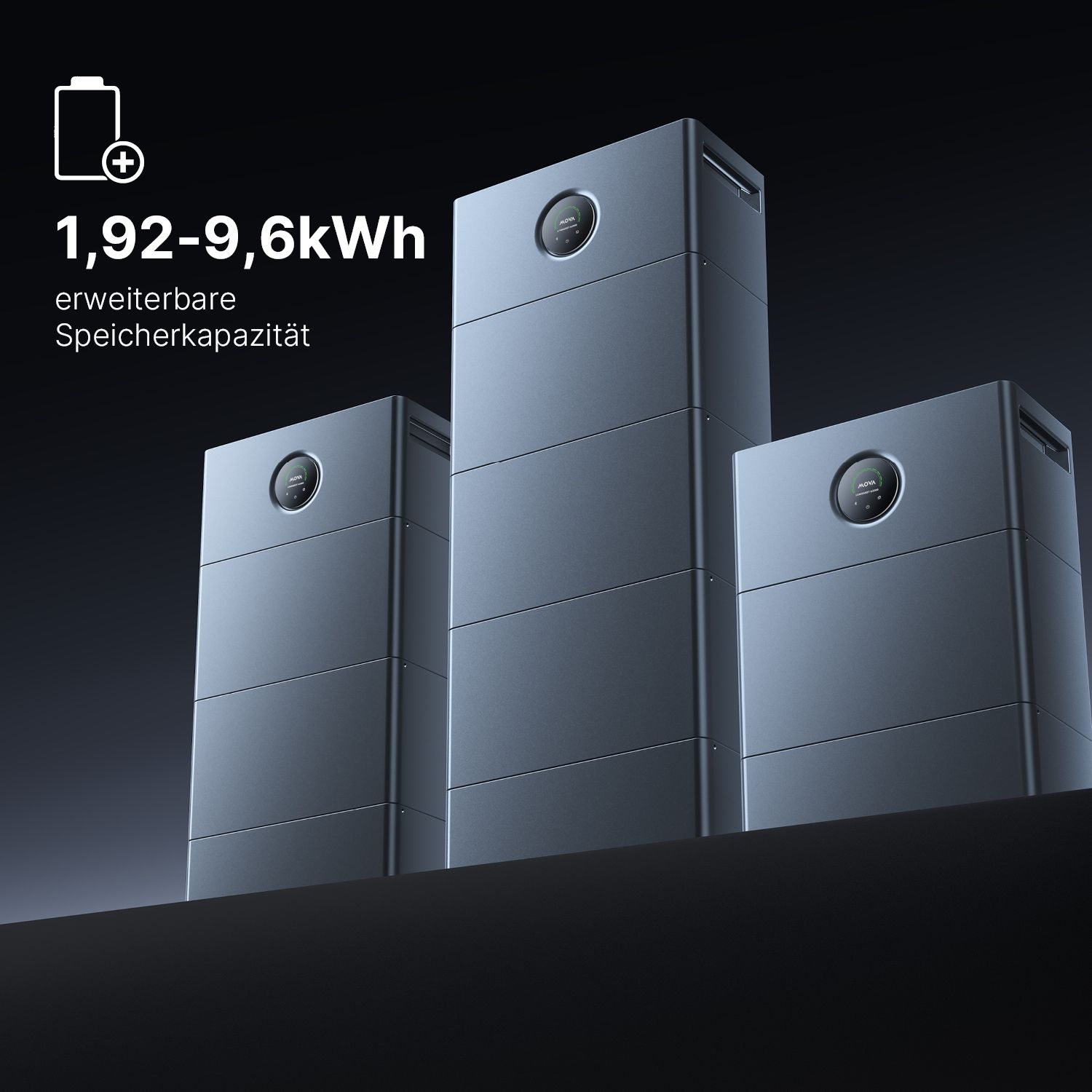 MOVA LumeGret A2000 Solarspeicher, 1,92 bis 9,6 kWh MOVA LumeGret A2000 Solarspeicher, 1,92 bis 9,6 kWh
