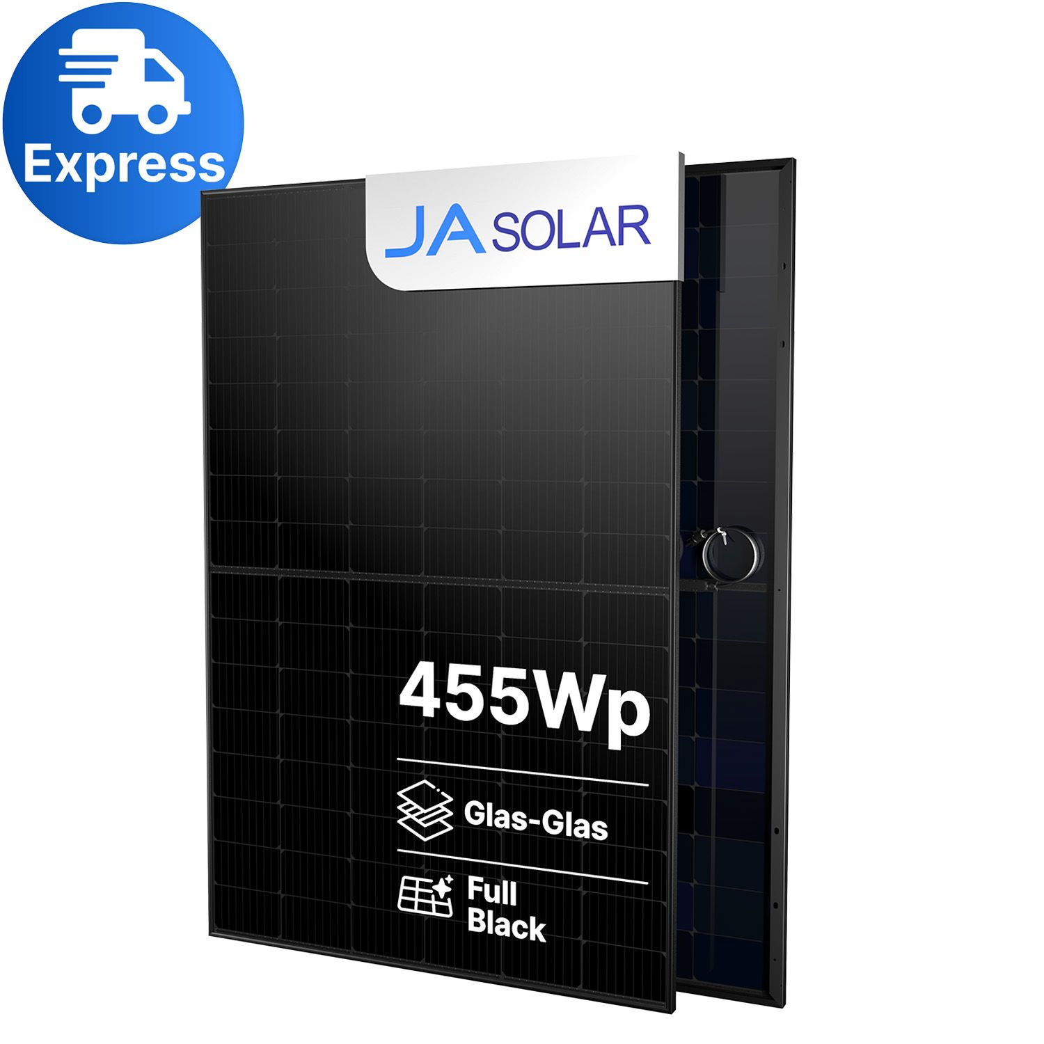 JA Solar 455W Bifazial Glas-Glas Full Black JAM54D41 LB - PV Modul Menge: 1 Stück