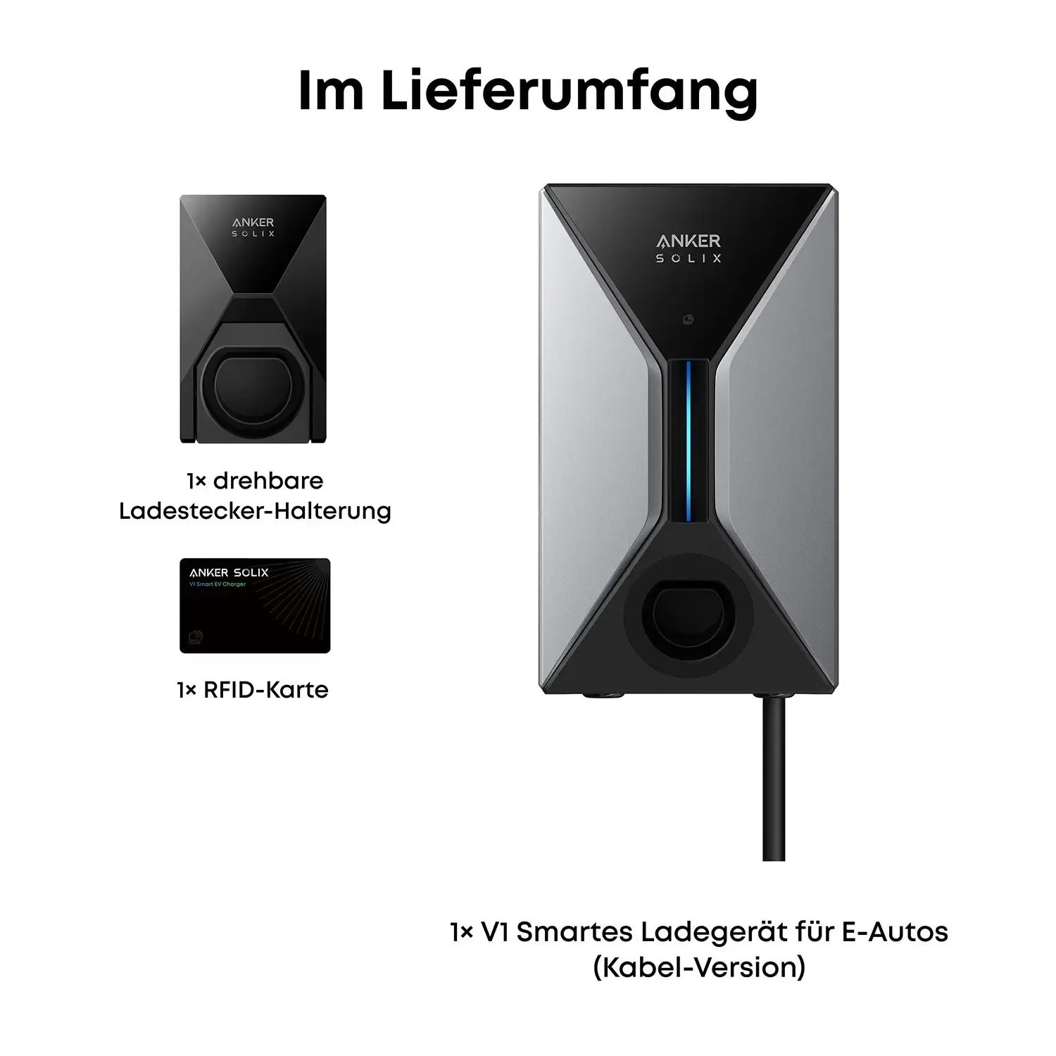 Anker V1 Smartes Ladegerät 11kW Kabel-Variante