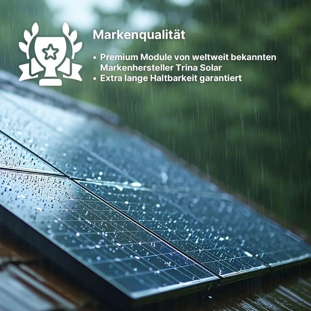 Balkonkraftwerk 800W/1800Wp + 5m Kabel - Mini-PV-Anlage Balkonkraftwerk 800W/1800Wp + 5m Kabel - Mini-PV-Anlage