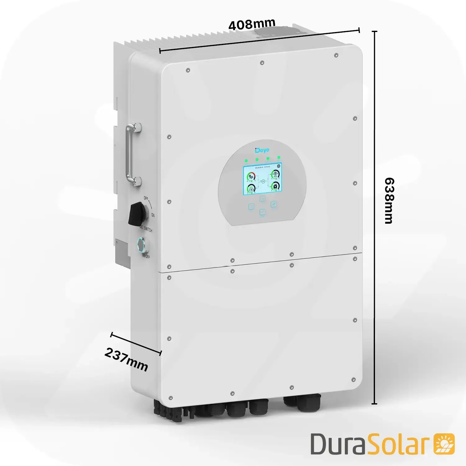 Deye SUN-15K-SG01HP3-EU-AM2 - Dreiphasig - 2/2+1 MPPT - Hybrid-Wechselrichter - Hochspannungsserie Deye SUN-15K-SG01HP3-EU-AM2 - Dreiphasig - 2/2+1 MPPT - Hybrid-Wechselrichter - Hochspannungsserie