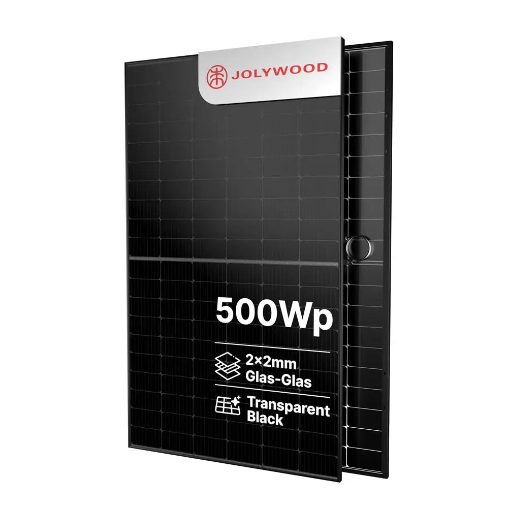 Jolywood 500W Full Black PV-Modul – (Bifazial | Glas-Glas | 120 Zellen) – JW-HD120N-R3 – Solar Panel Jolywood 500W Full Black PV-Modul – (Bifazial | Glas-Glas | 120 Zellen) – JW-HD120N-R3 – Solar Panel