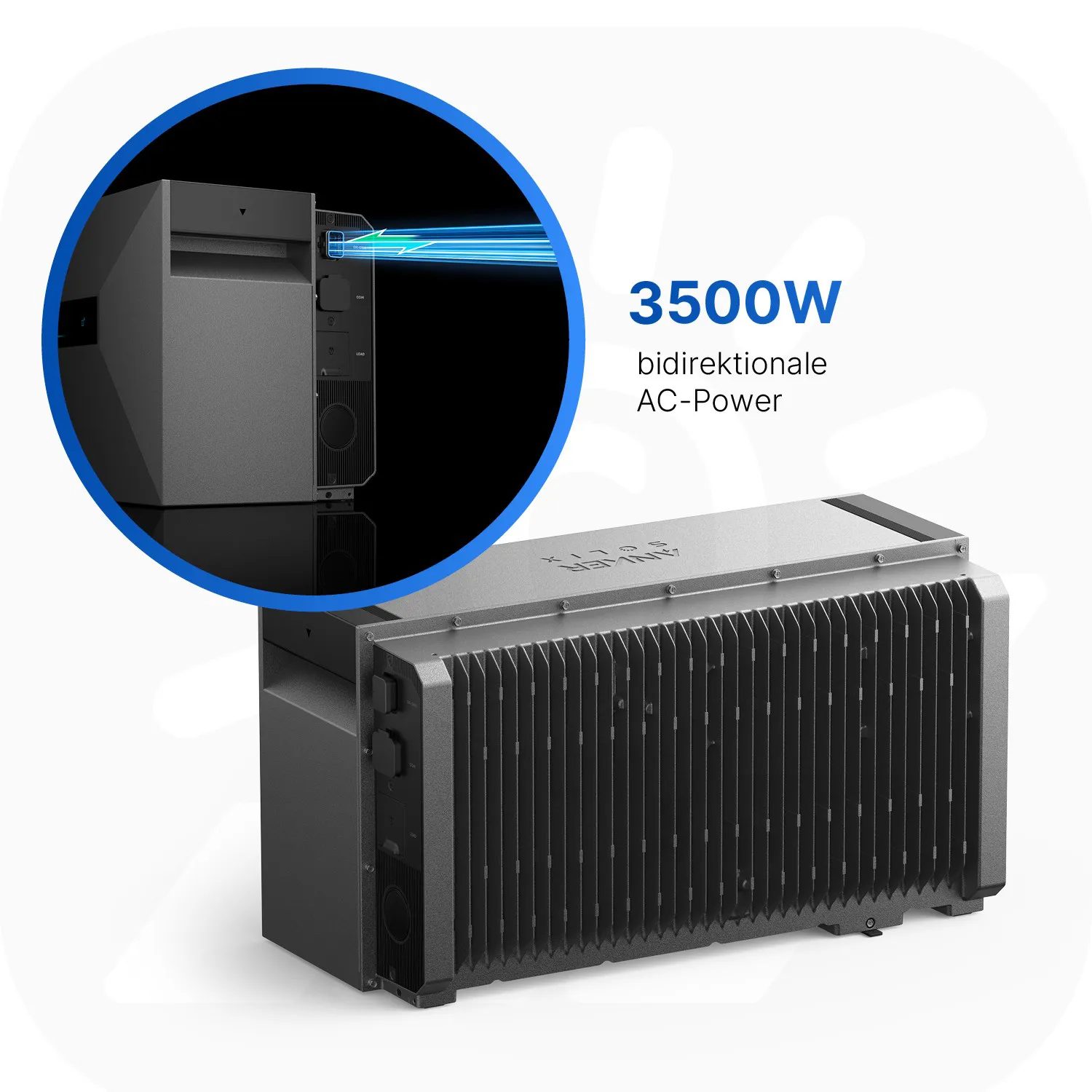 Anker SOLIX Solarbank Max AC - 7kWh - All-in-One - Plug&Play Heimspeicher für Solarnachrüstung