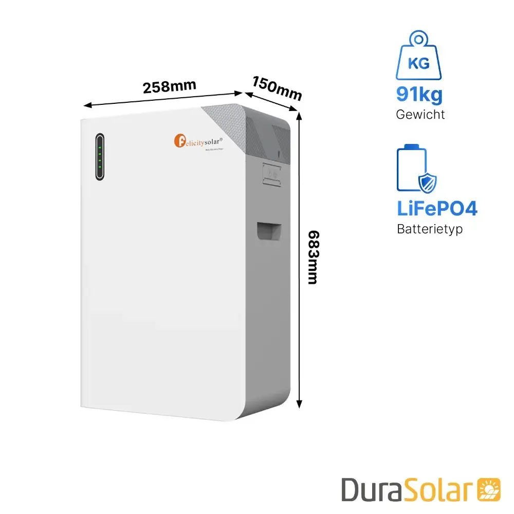 Felicity 11,7kWh PV-Speicher - FLB 48230WG1-H - Niedervolt-Batteriespeicher für Solaranlagen Felicity 11,7kWh PV-Speicher - FLB 48230WG1-H - Niedervolt-Batteriespeicher für Solaranlagen