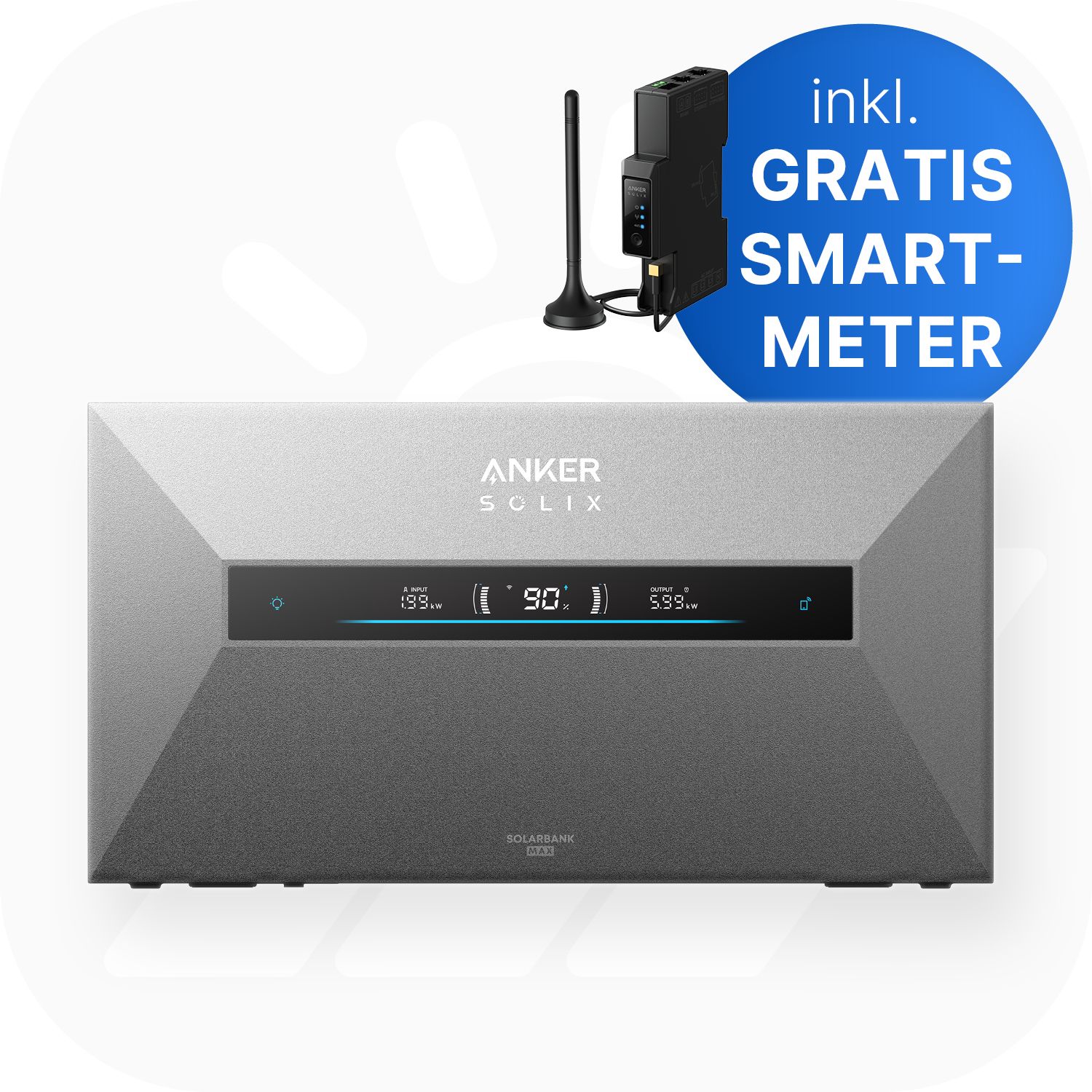 Anker SOLIX Solarbank Max AC - 7kWh - All-in-One - Plug&Play Heimspeicher für Solarnachrüstung